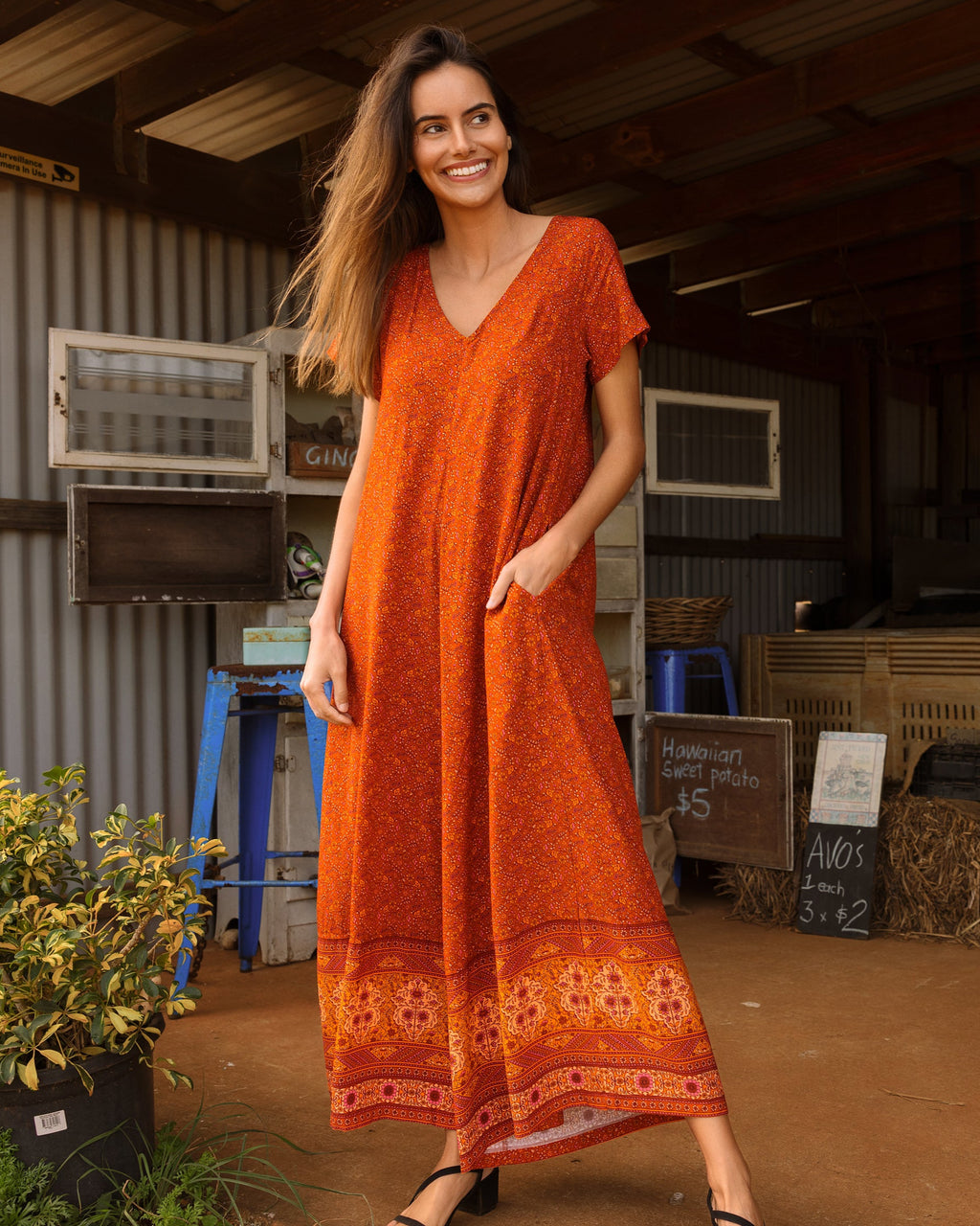 HARLOW JUMPSUIT PUMPKIN SPICE