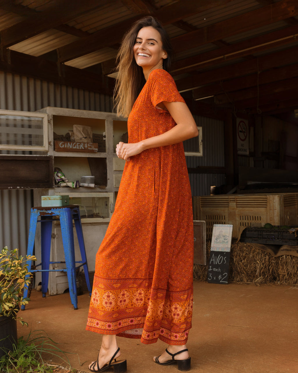 HARLOW JUMPSUIT PUMPKIN SPICE