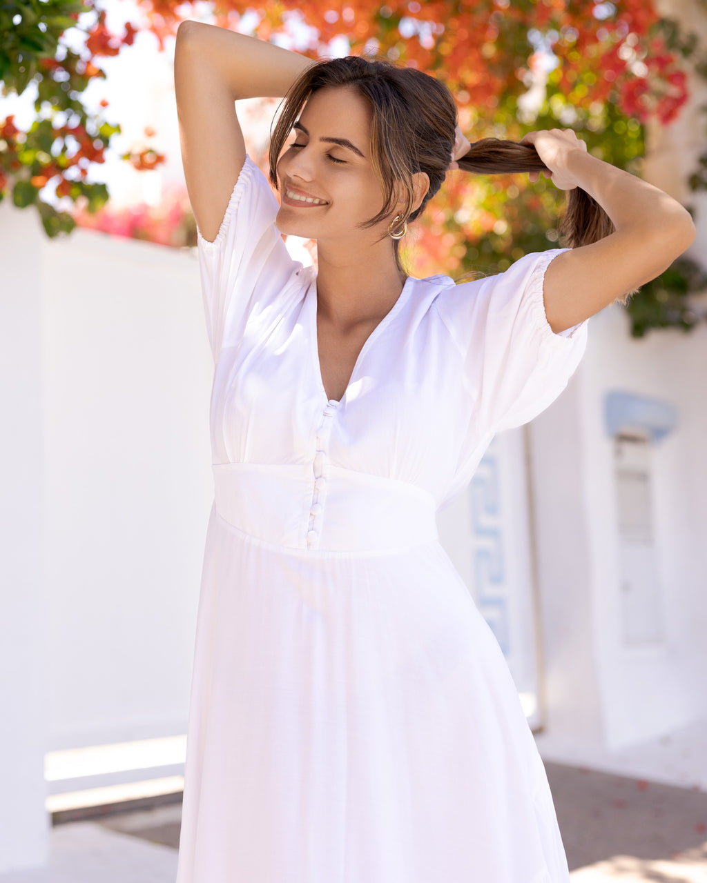 VERA MAXI DRESS WHITE