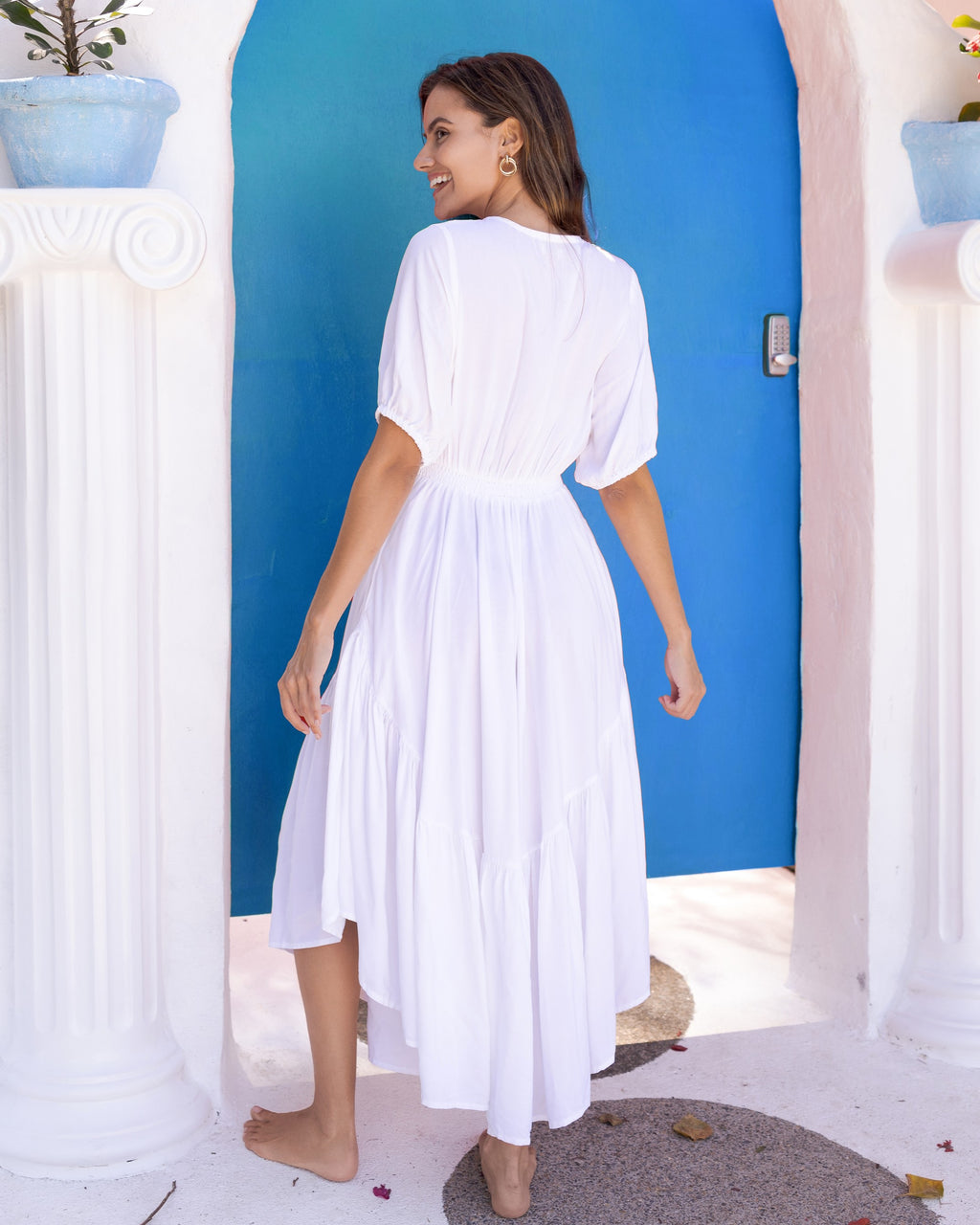 VERA MAXI DRESS WHITE