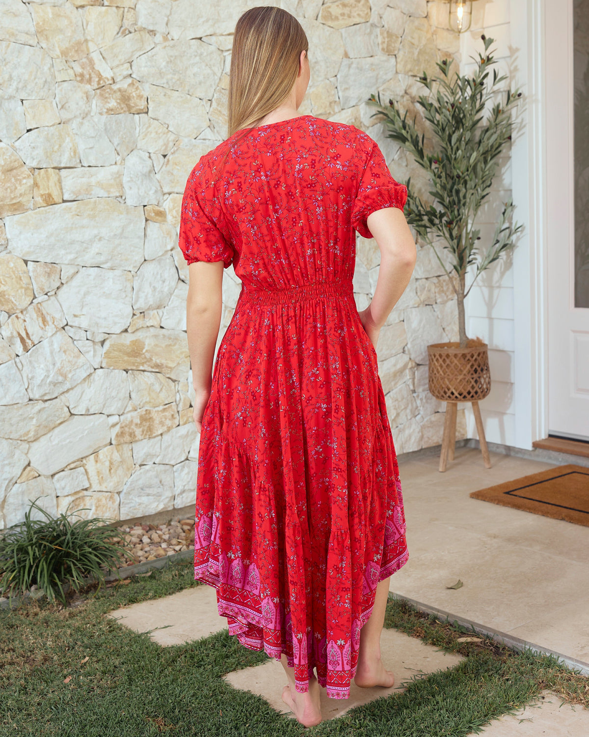 VERA MAXI DRESS SCARLET