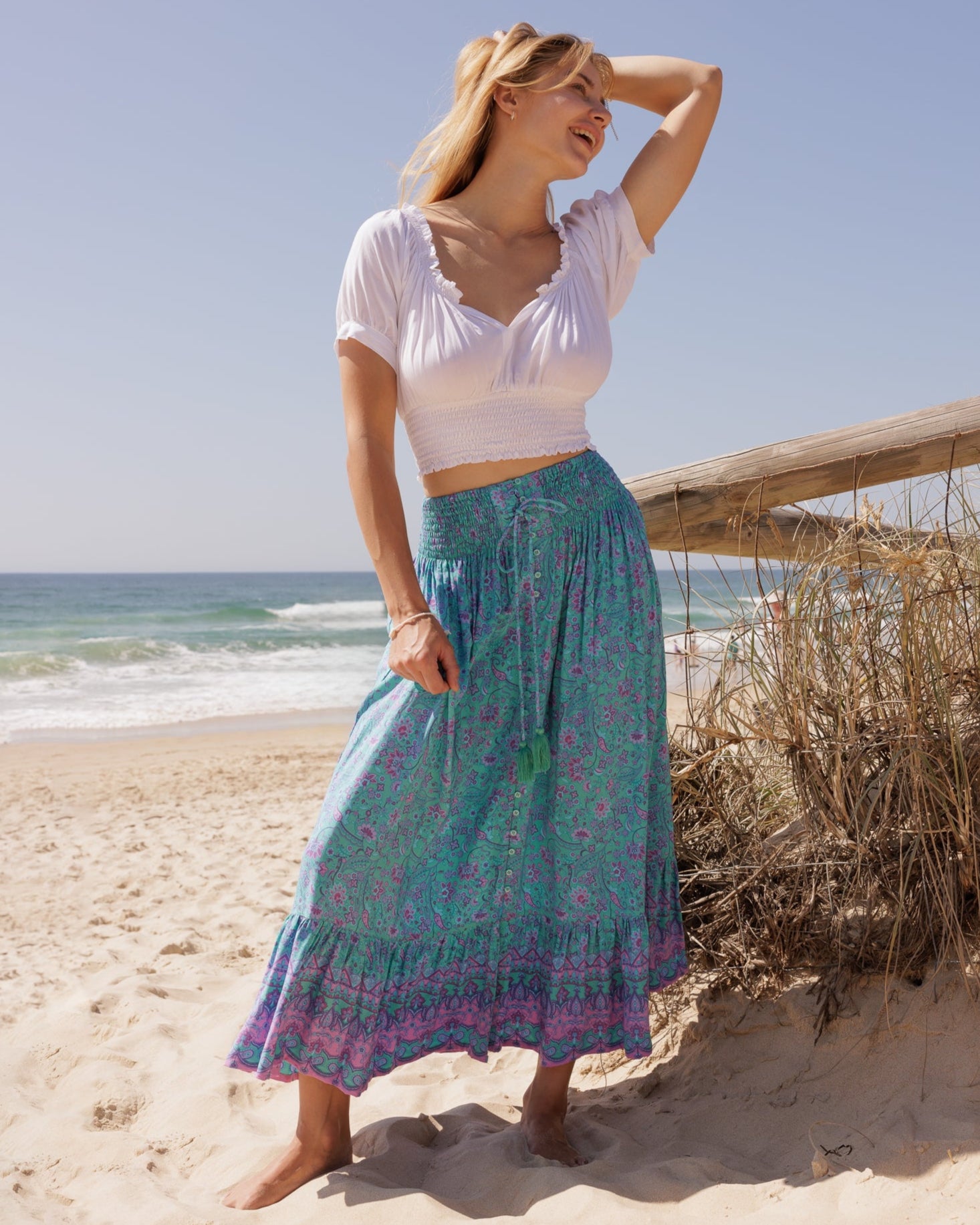 NAOMI MAXI SKIRT TRANQUILITY