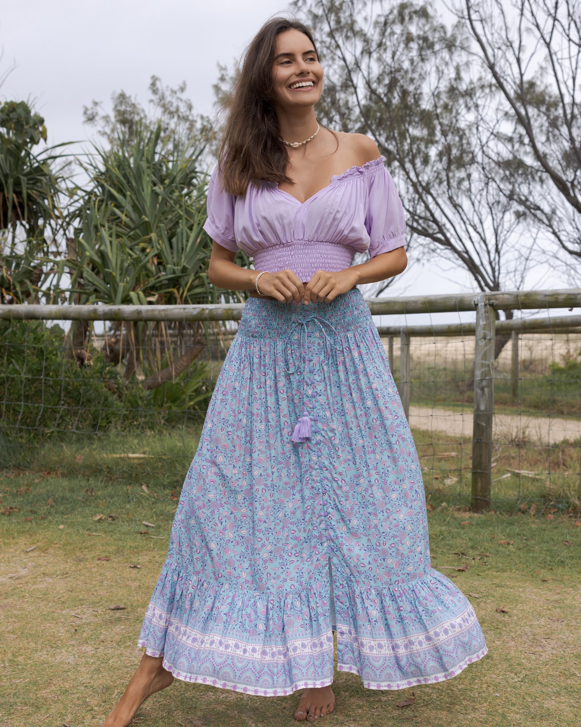 NAOMI MAXI SKIRT SERENITY
