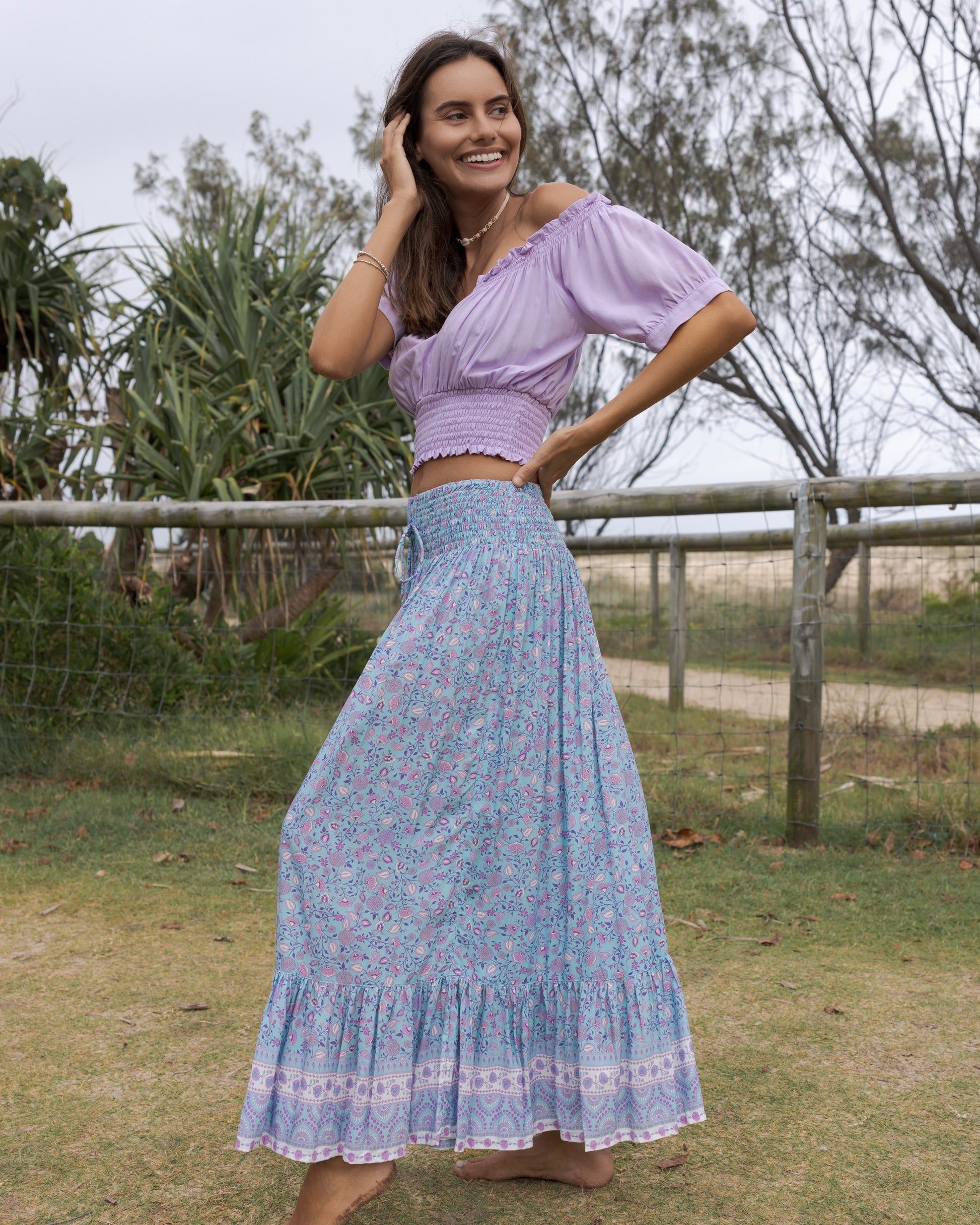 NAOMI MAXI SKIRT SERENITY