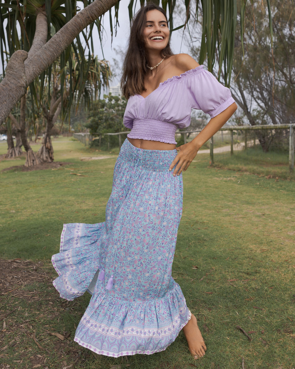 NAOMI MAXI SKIRT SERENITY