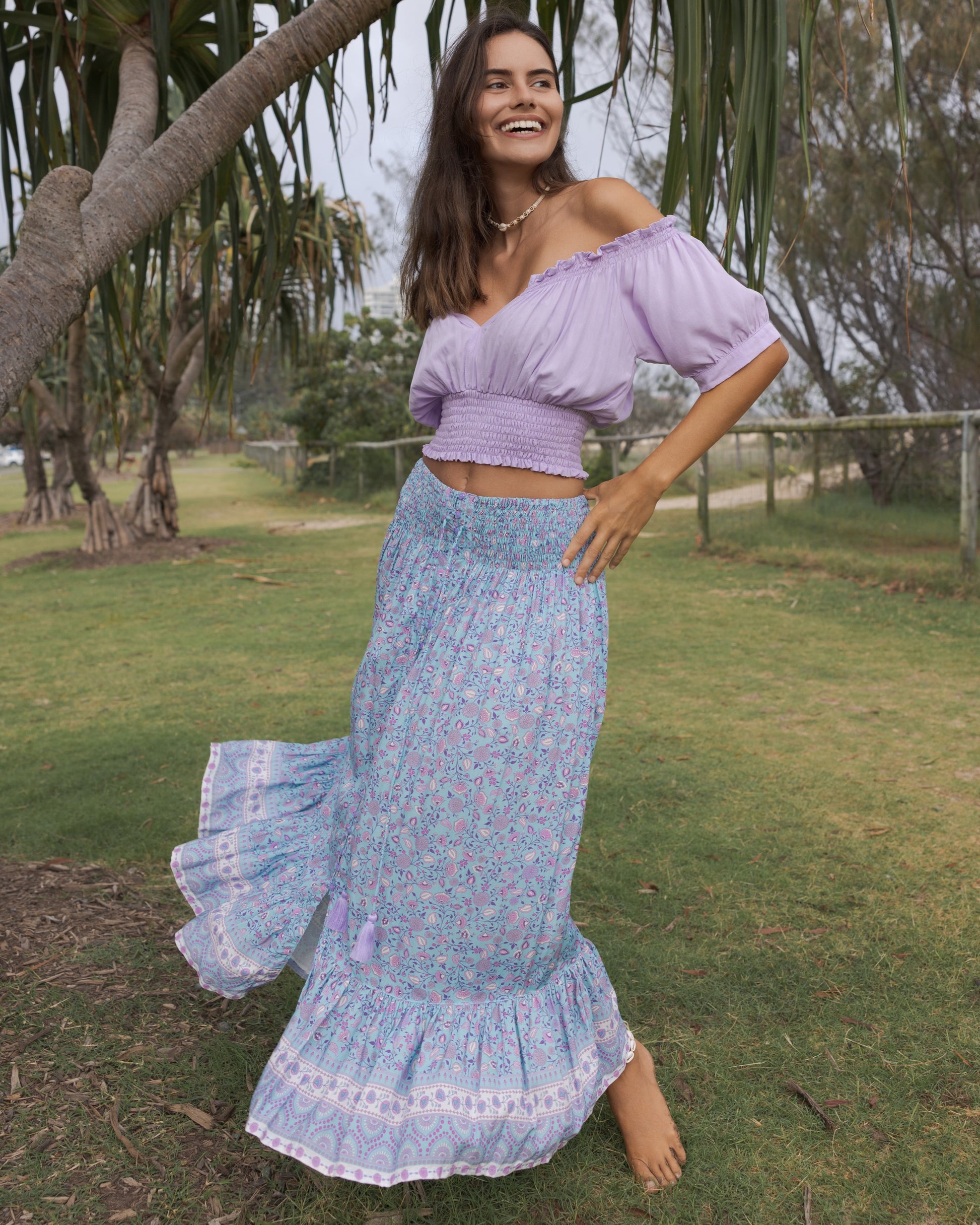 NAOMI MAXI SKIRT SERENITY