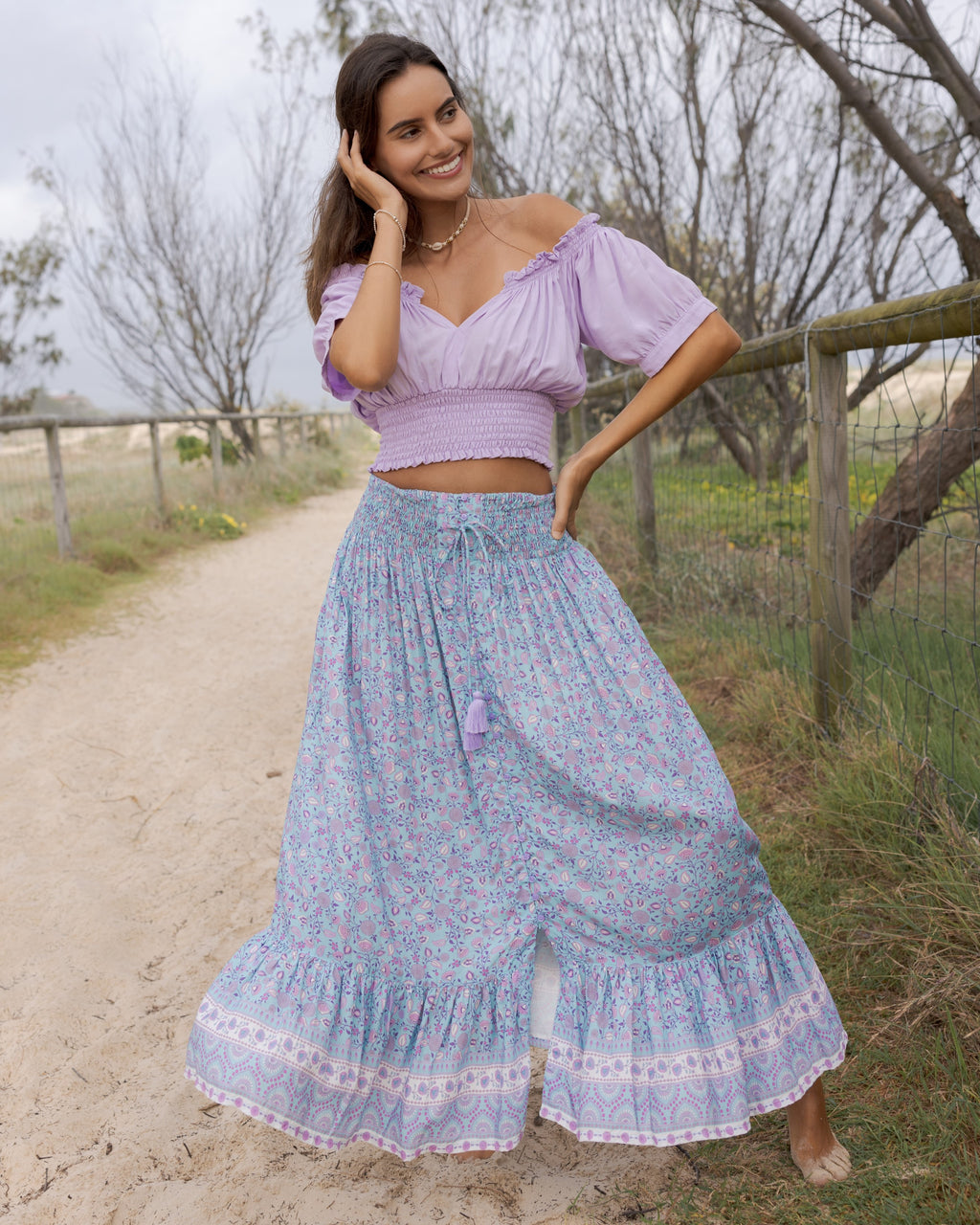 NAOMI MAXI SKIRT SERENITY