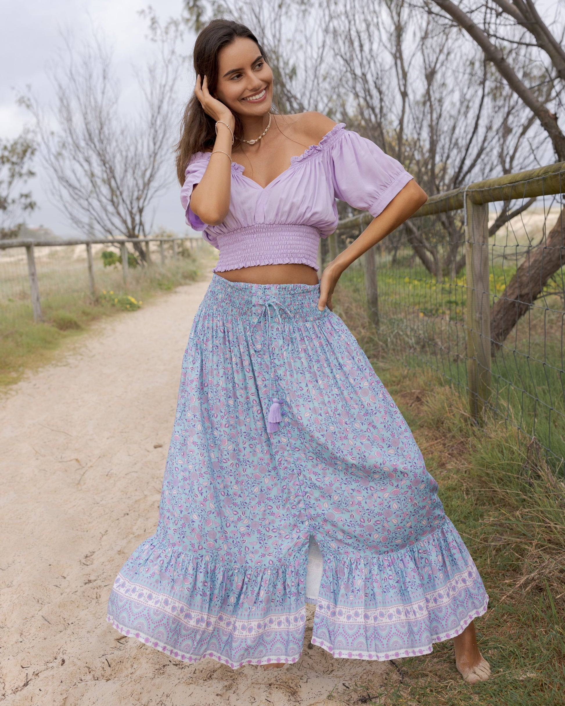 NAOMI MAXI SKIRT SERENITY