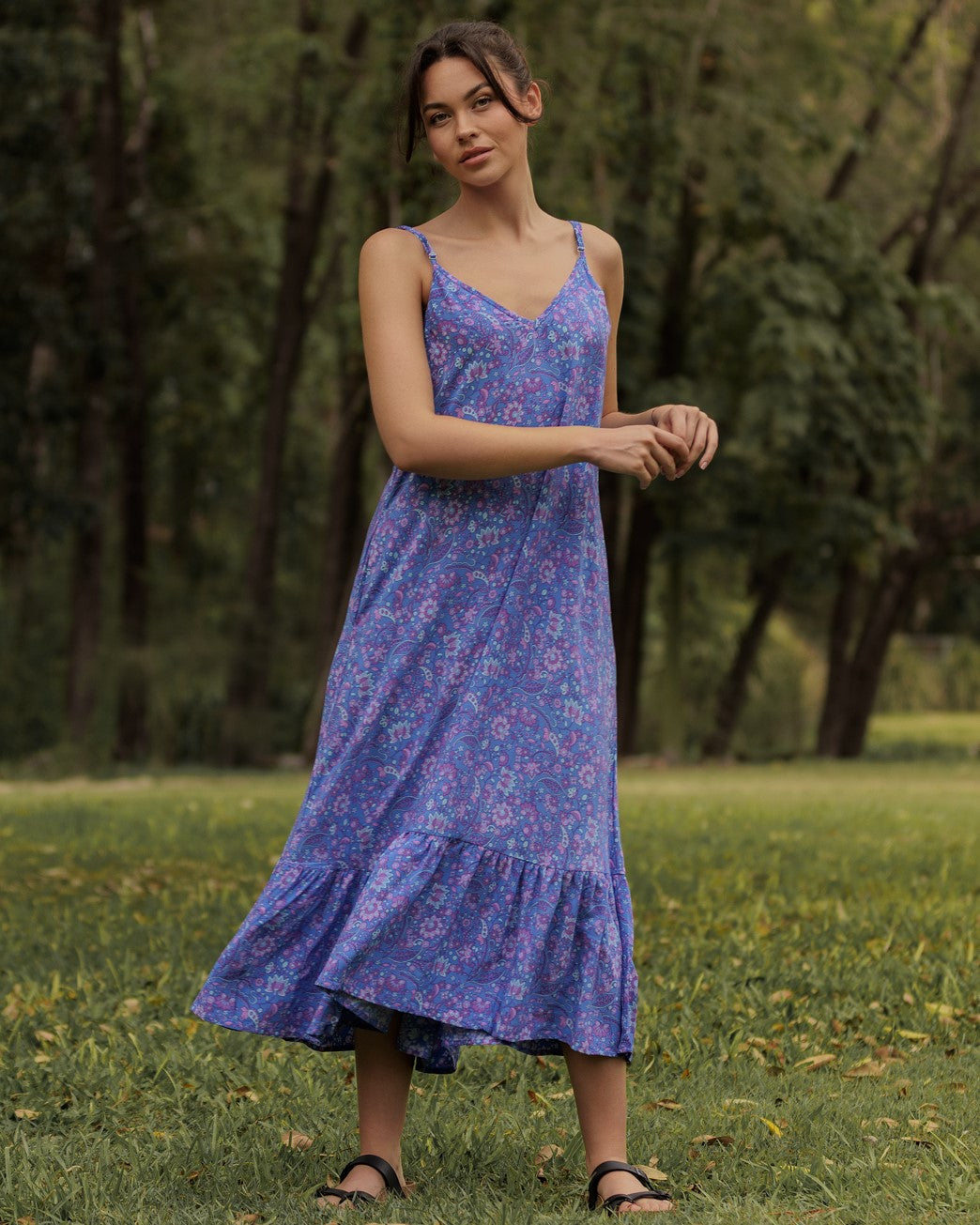 COCO MAXI DRESS SUGAR PLUM
