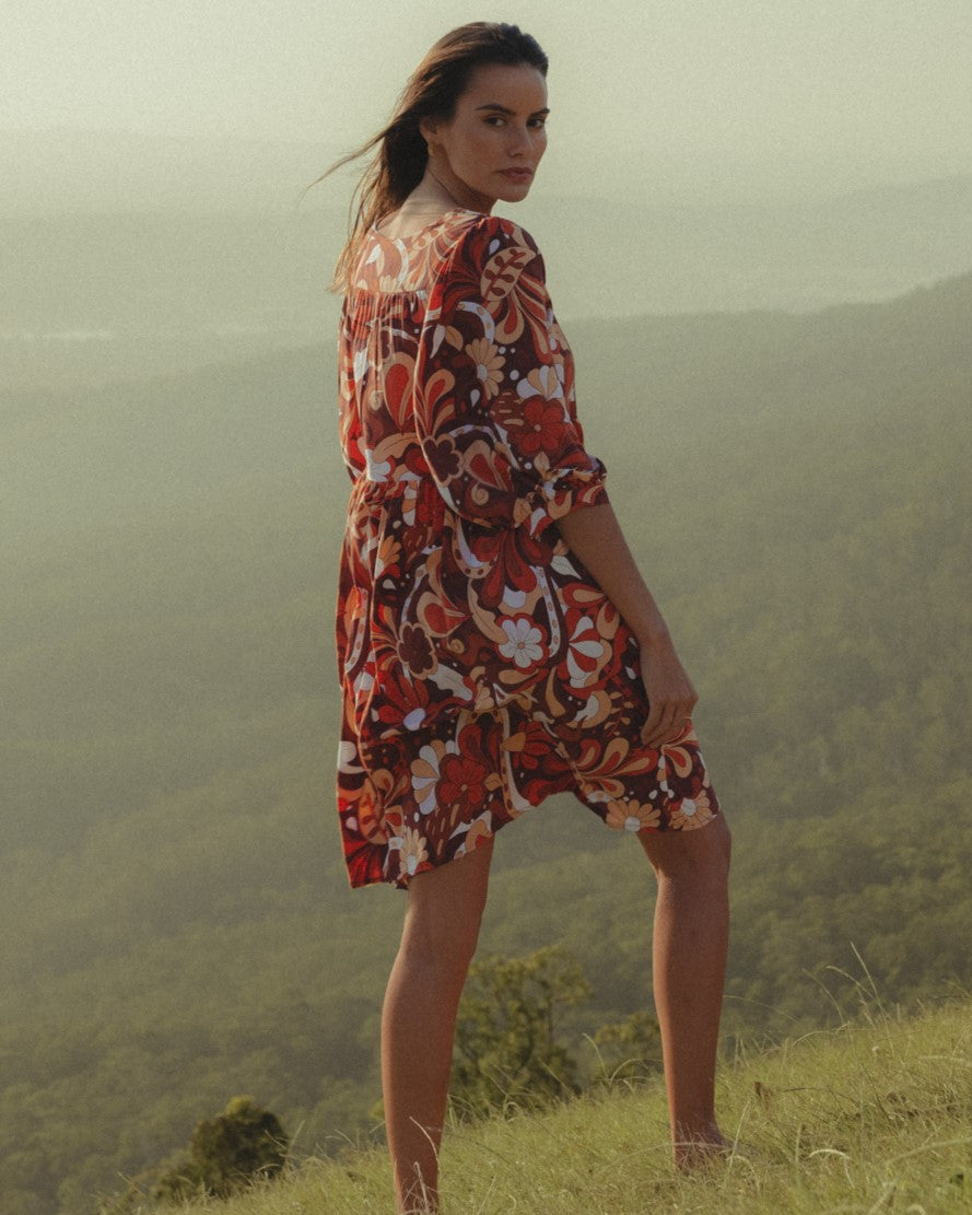 LACI MINI DRESS CARAMELLO