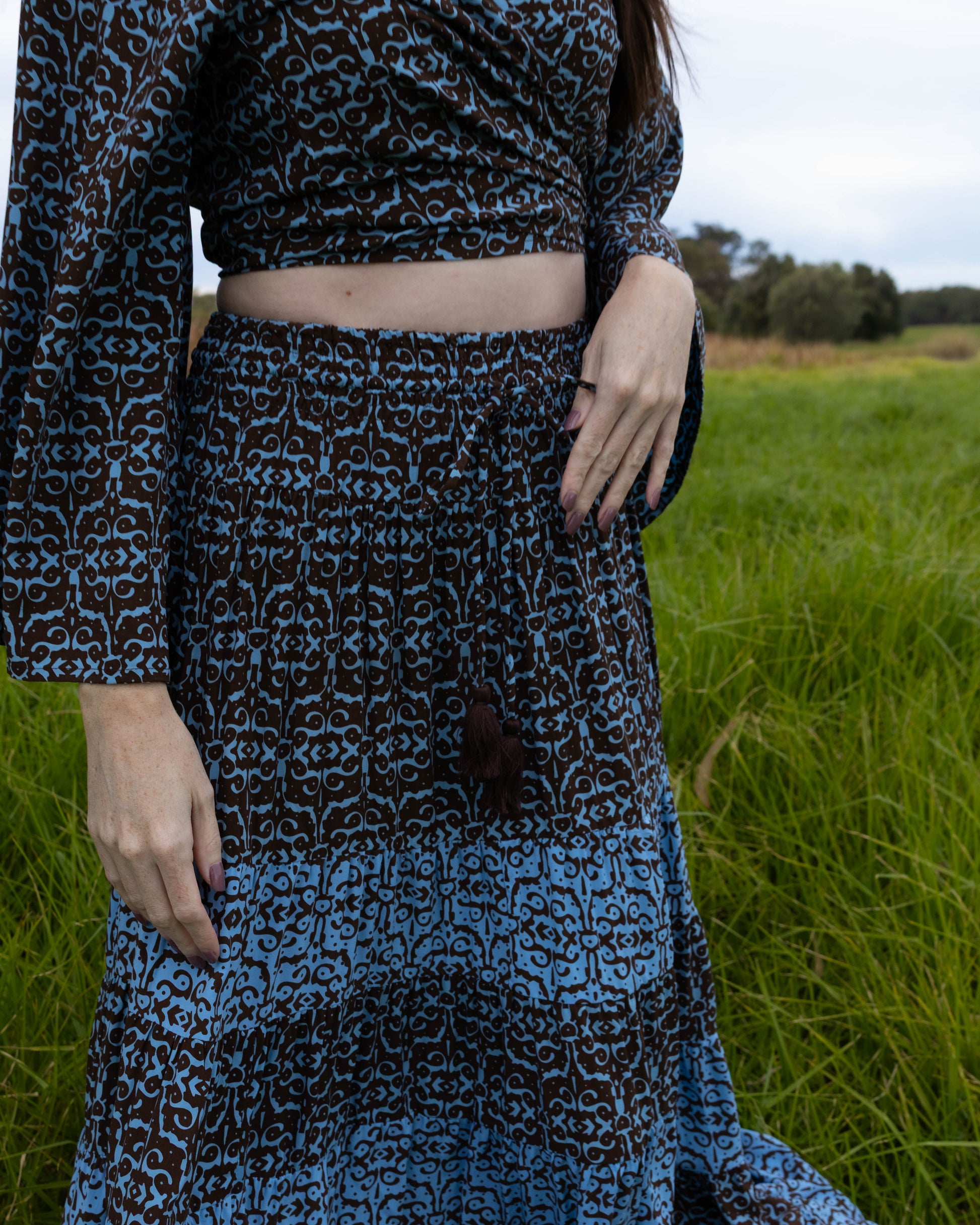 EMILY MAXI SKIRT SIROCCO