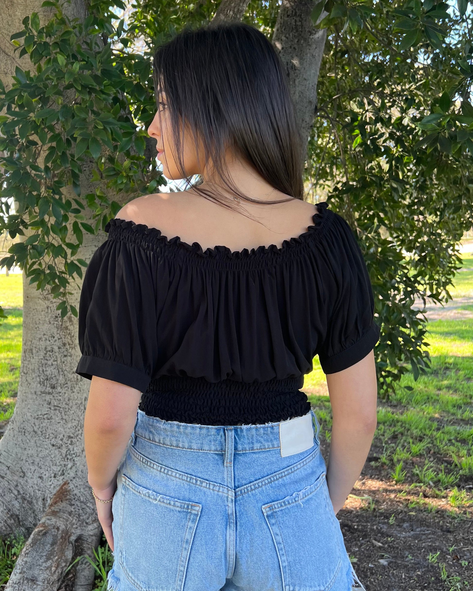 AVA TOP BLACK