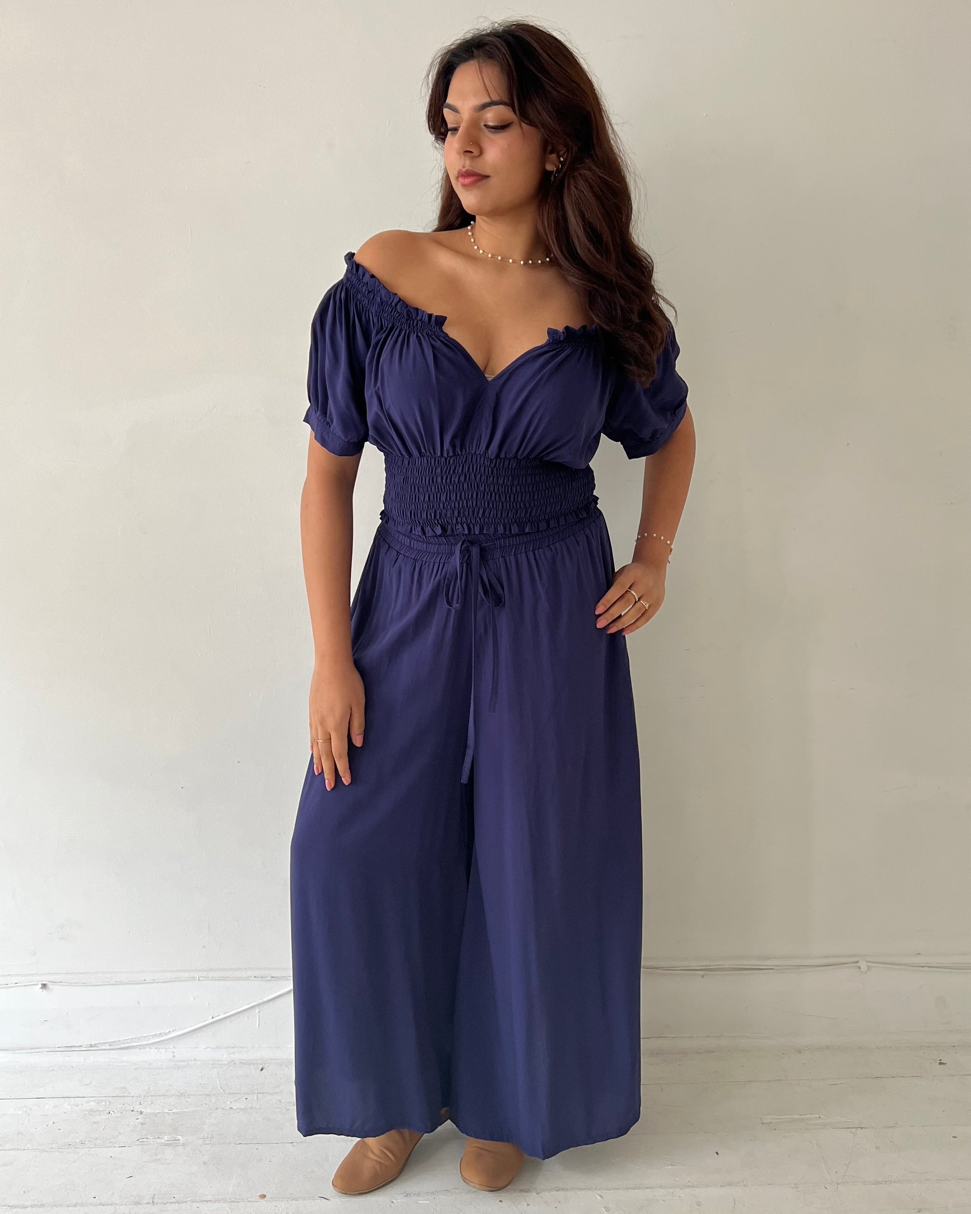 AVA TOP NAVY