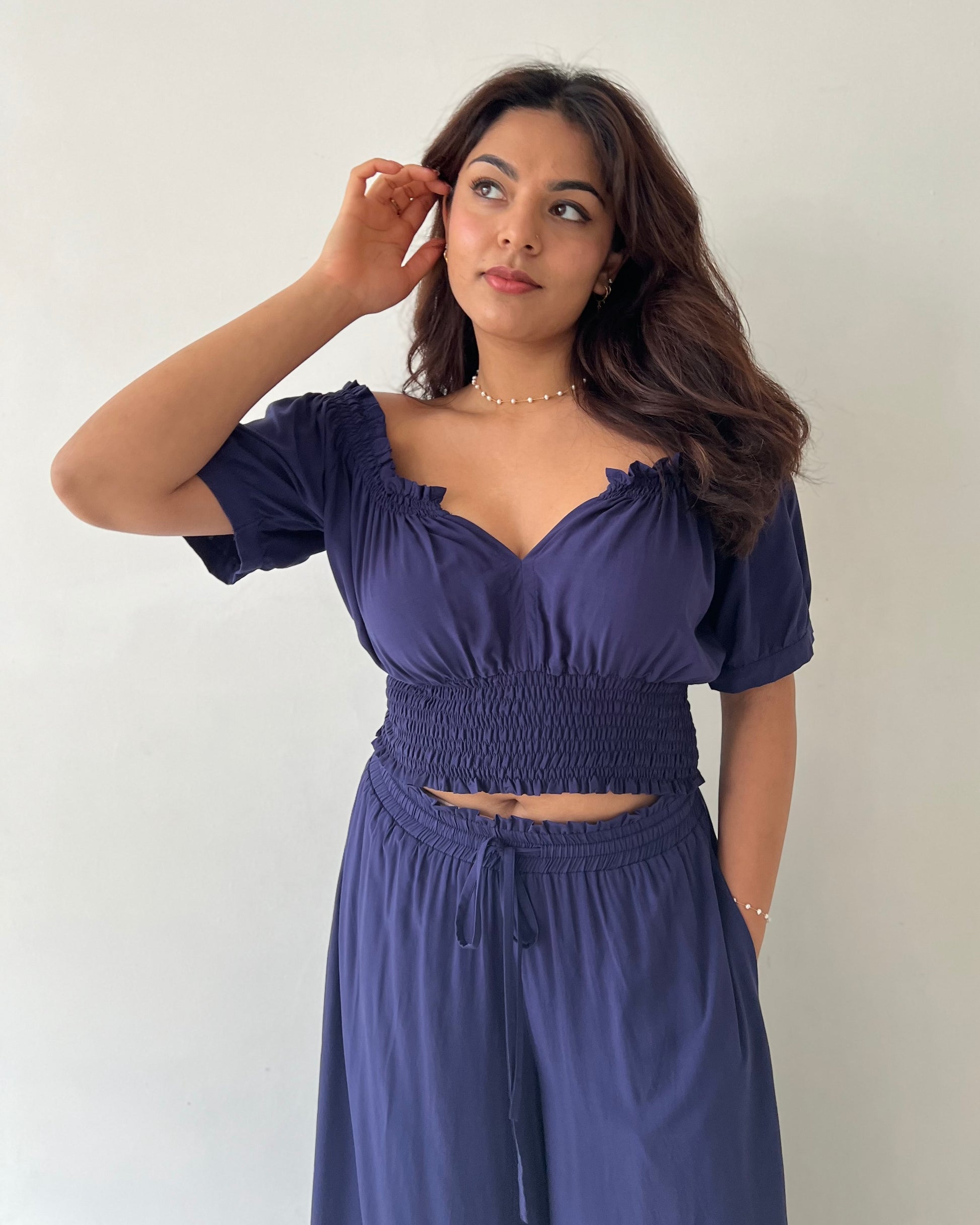AVA TOP NAVY