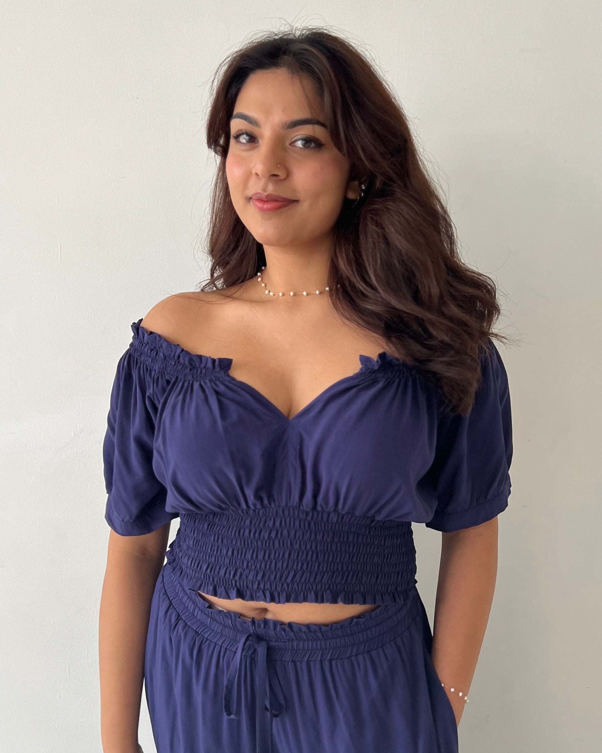 AVA TOP NAVY