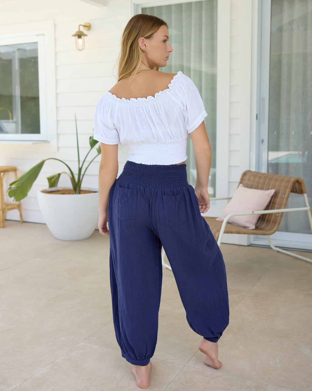 ZARA PANT NAVY