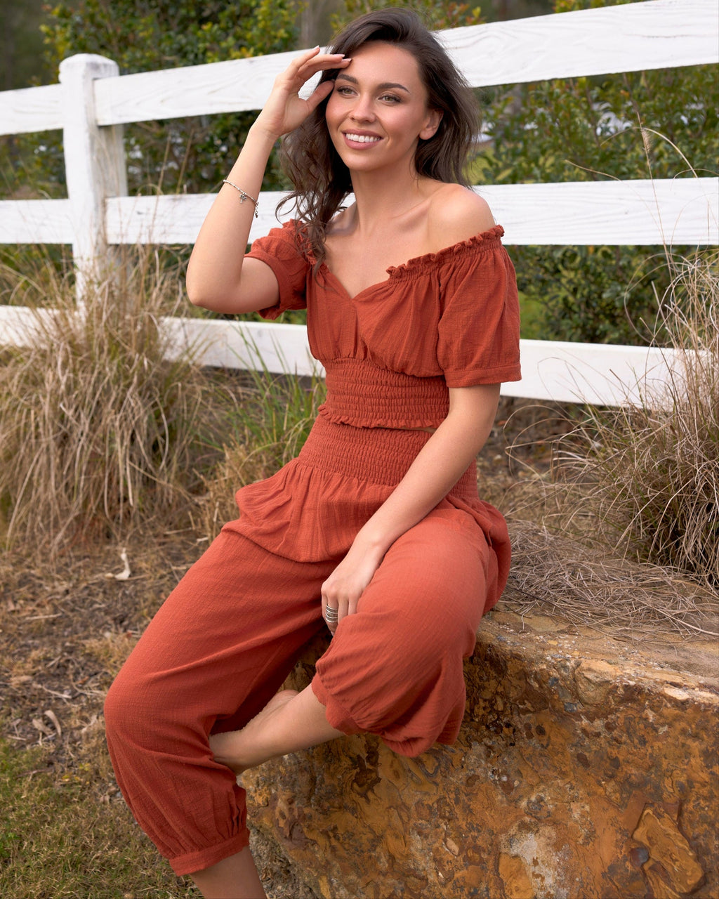 ZARA PANT TERRACOTTA