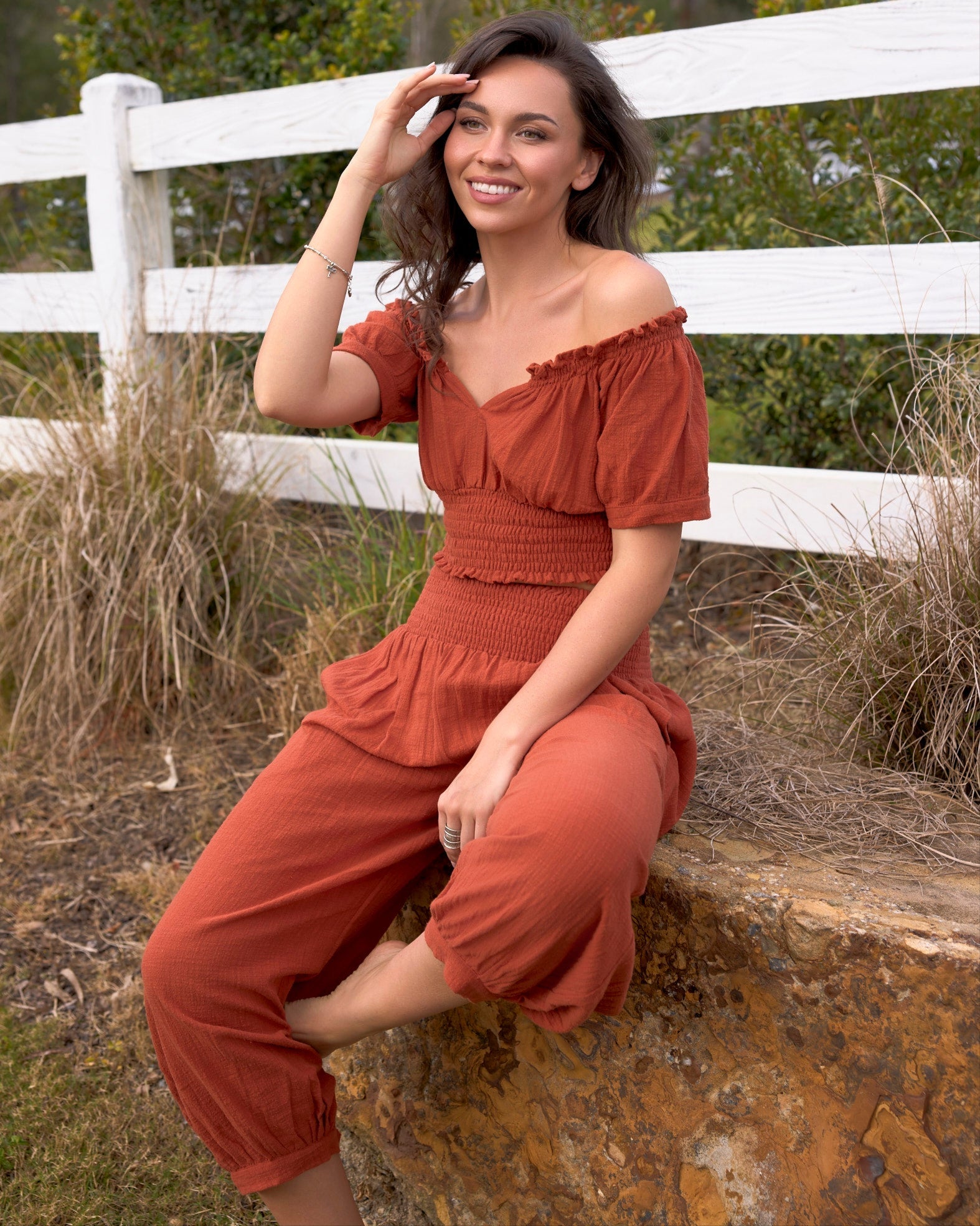 ZARA PANT TERRACOTTA