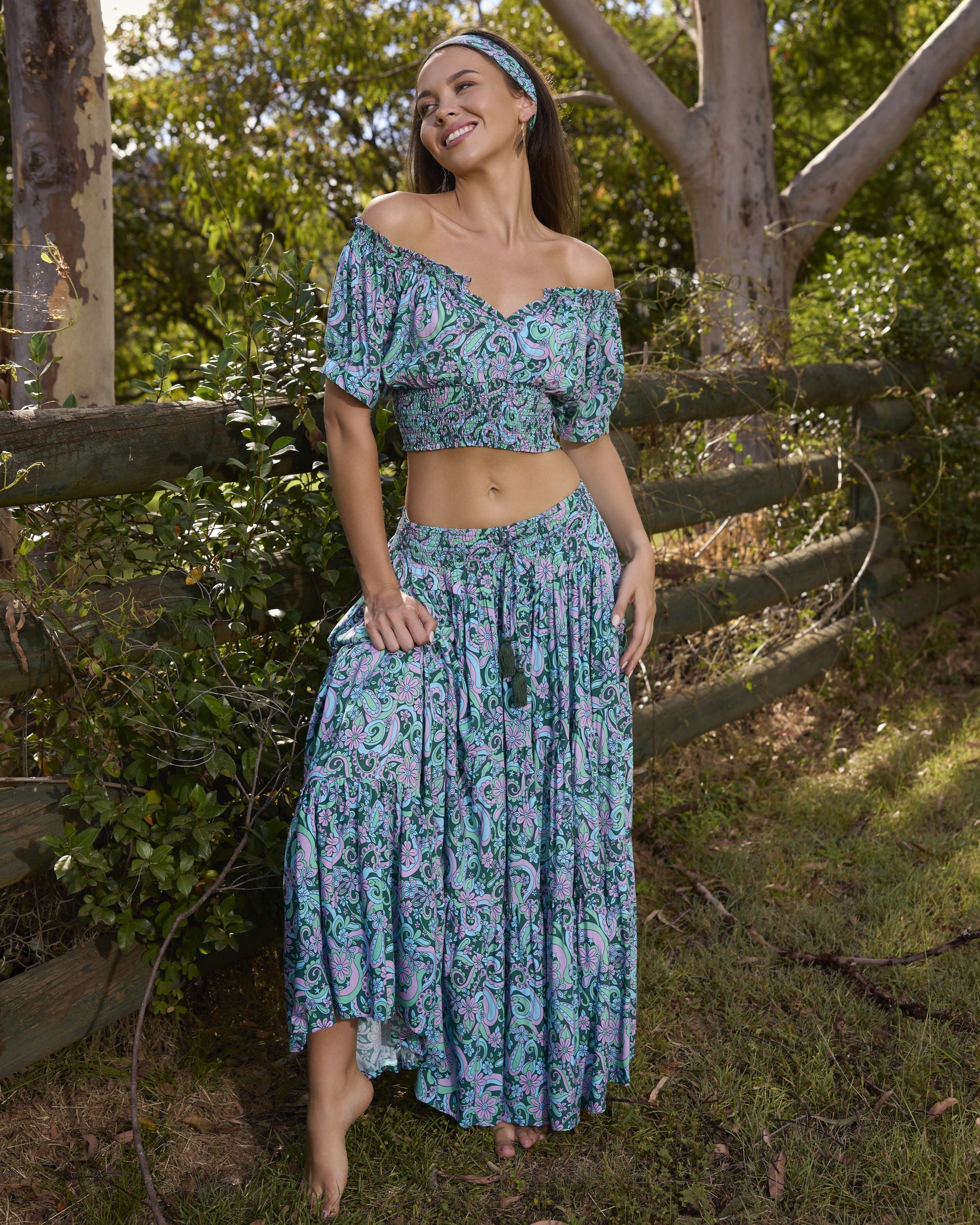 OAKLEY MAXI SKIRT SUMMER OF LOVE