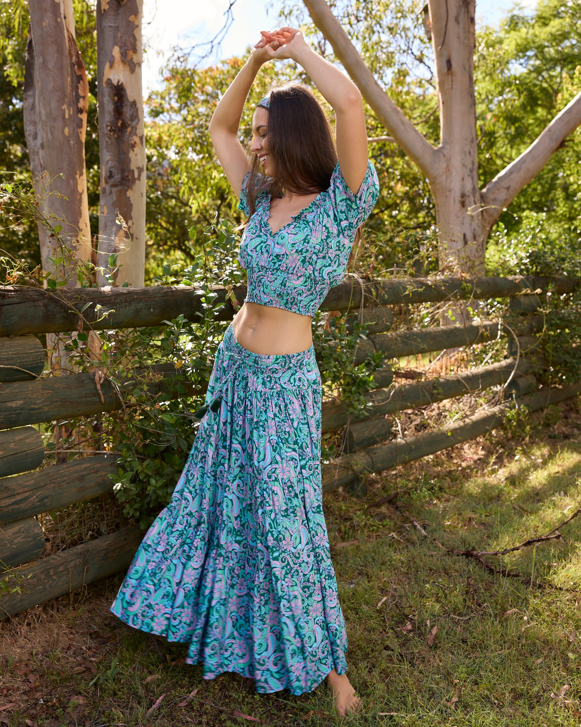 OAKLEY MAXI SKIRT SUMMER OF LOVE