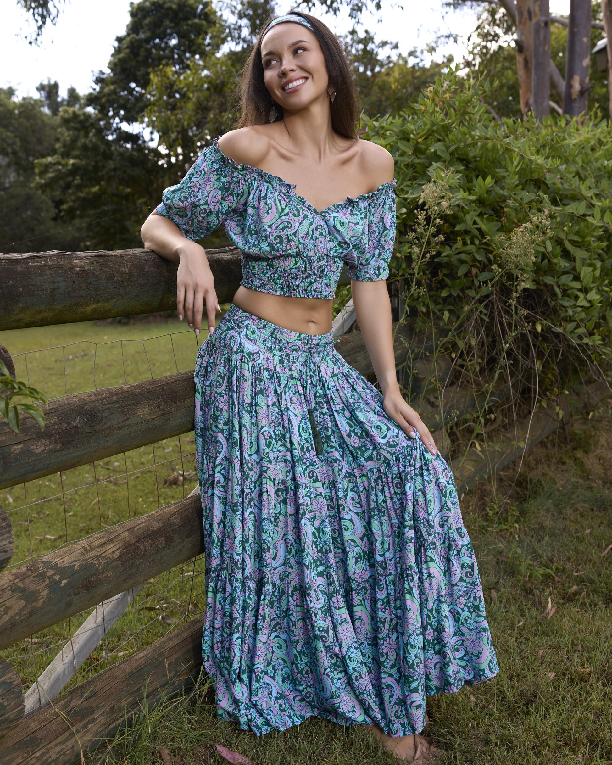 OAKLEY MAXI SKIRT SUMMER OF LOVE
