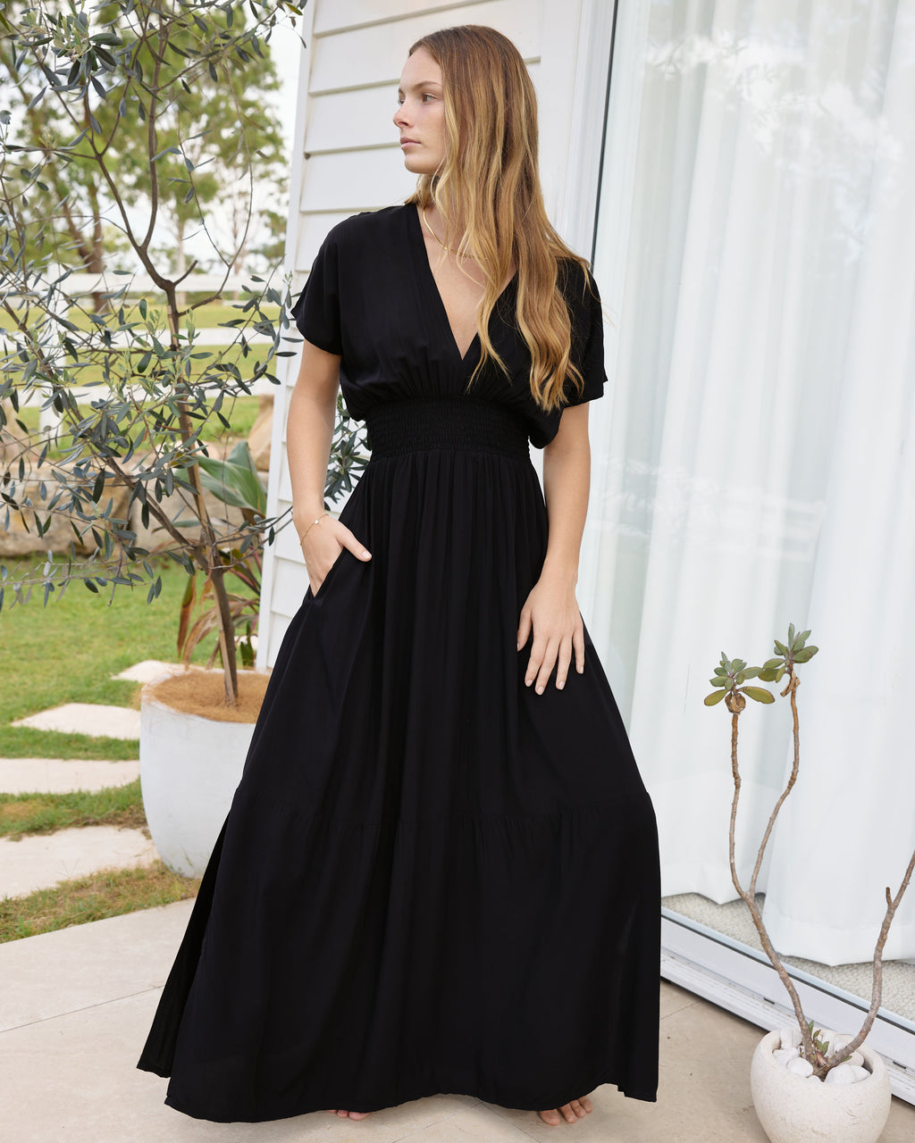 ZEN MAXI DRESS BLACK