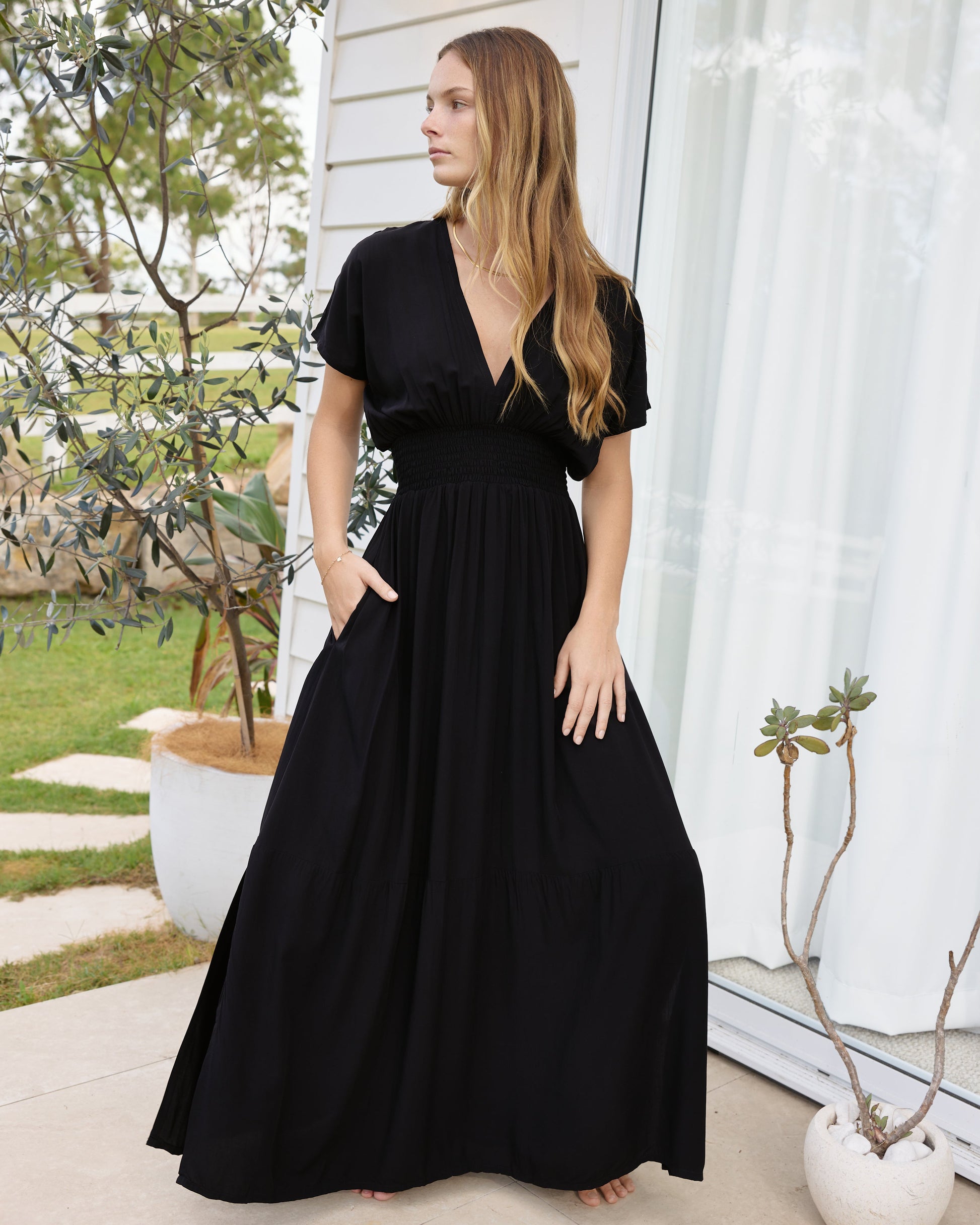 ZEN MAXI DRESS BLACK