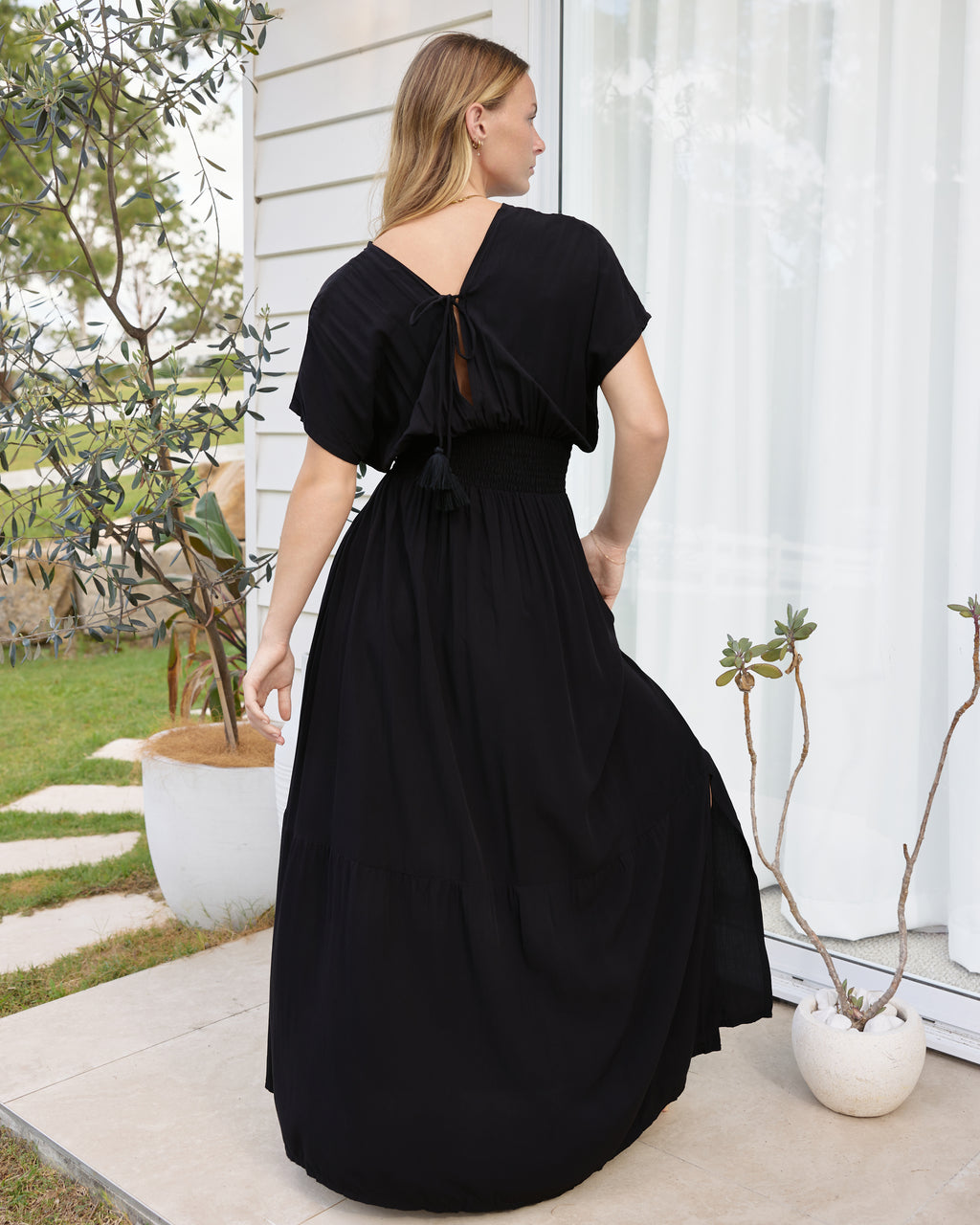 ZEN MAXI DRESS BLACK