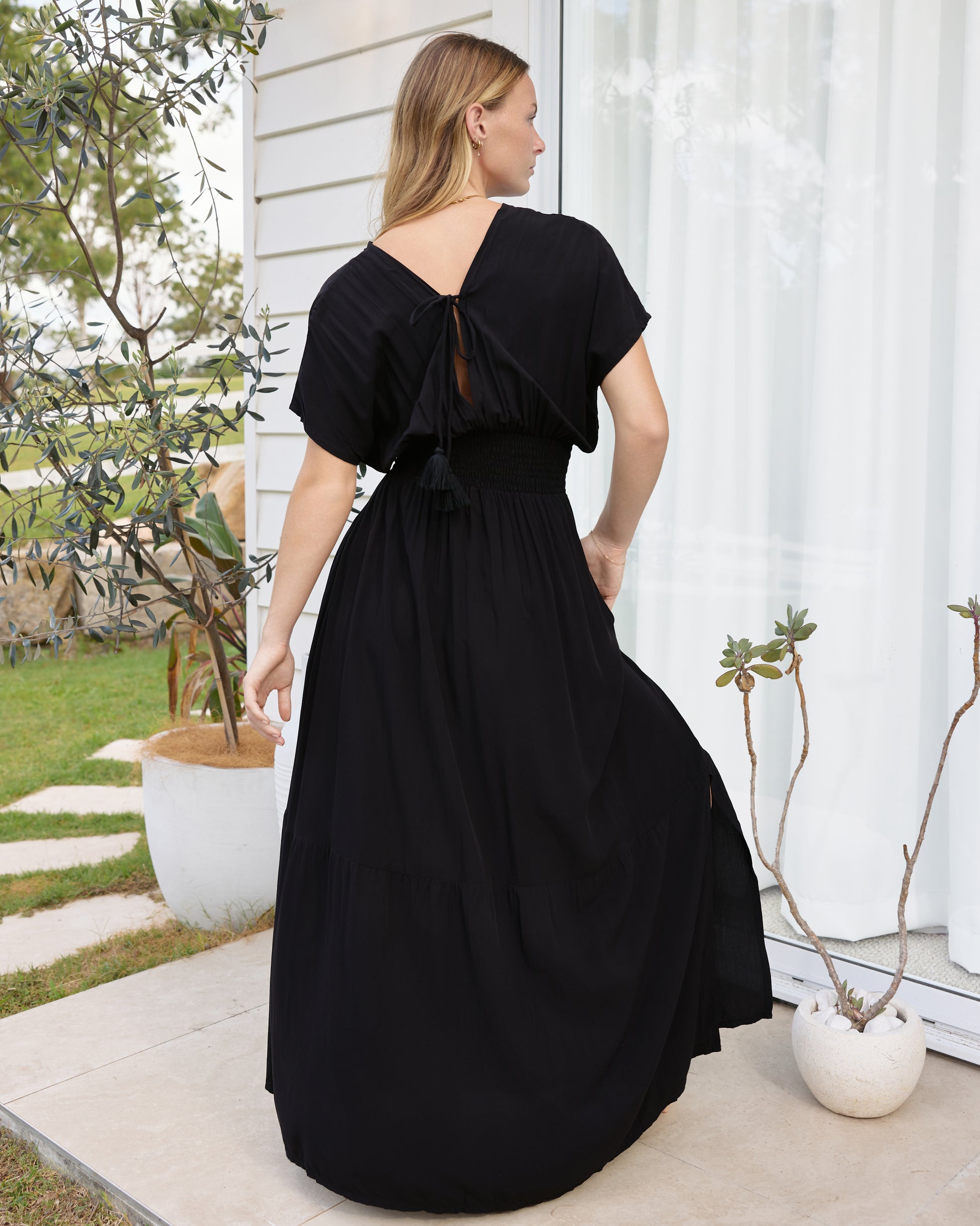 ZEN MAXI DRESS BLACK