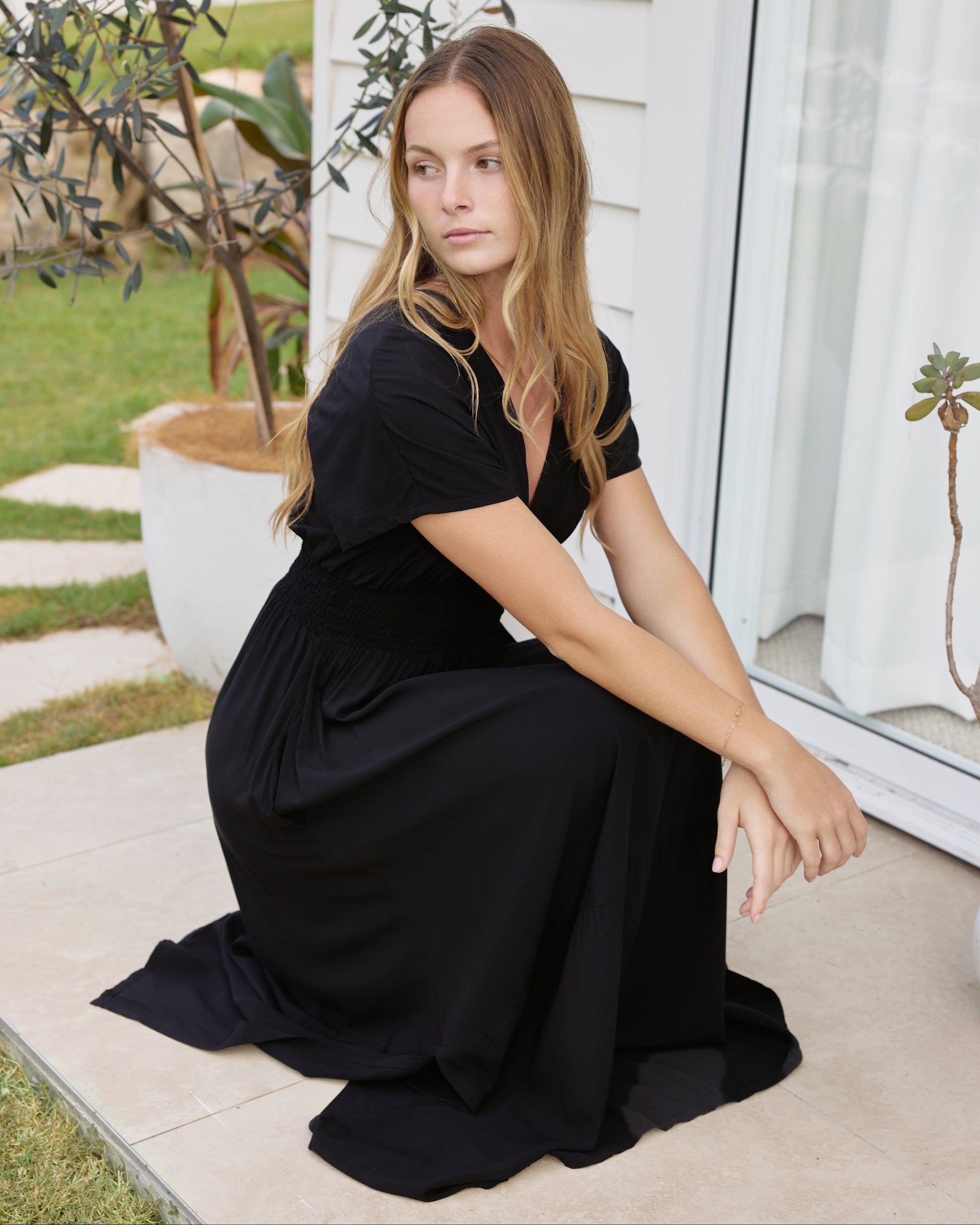 ZEN MAXI DRESS BLACK