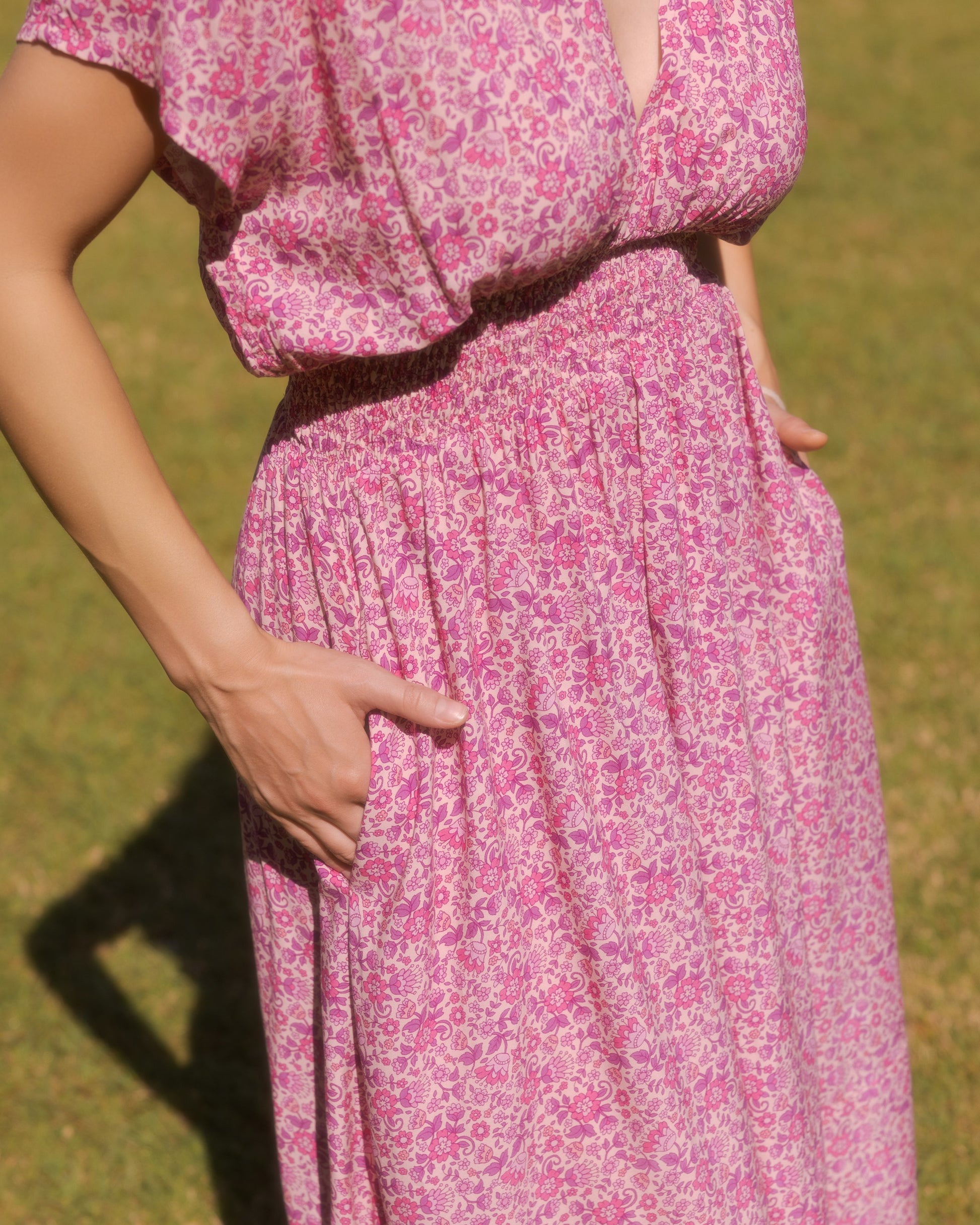 ZEN MAXI DRESS SWEET PEA