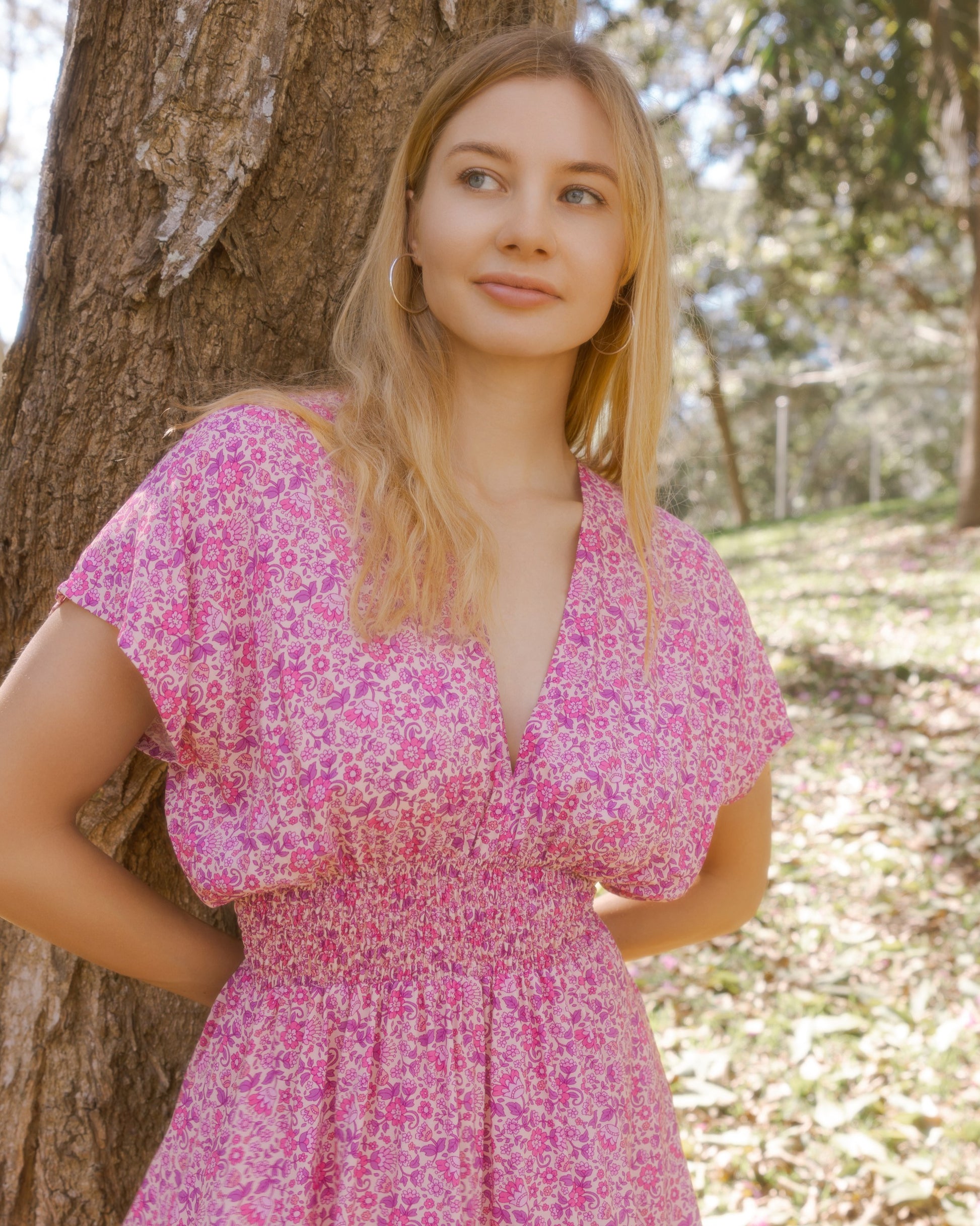 ZEN MAXI DRESS SWEET PEA