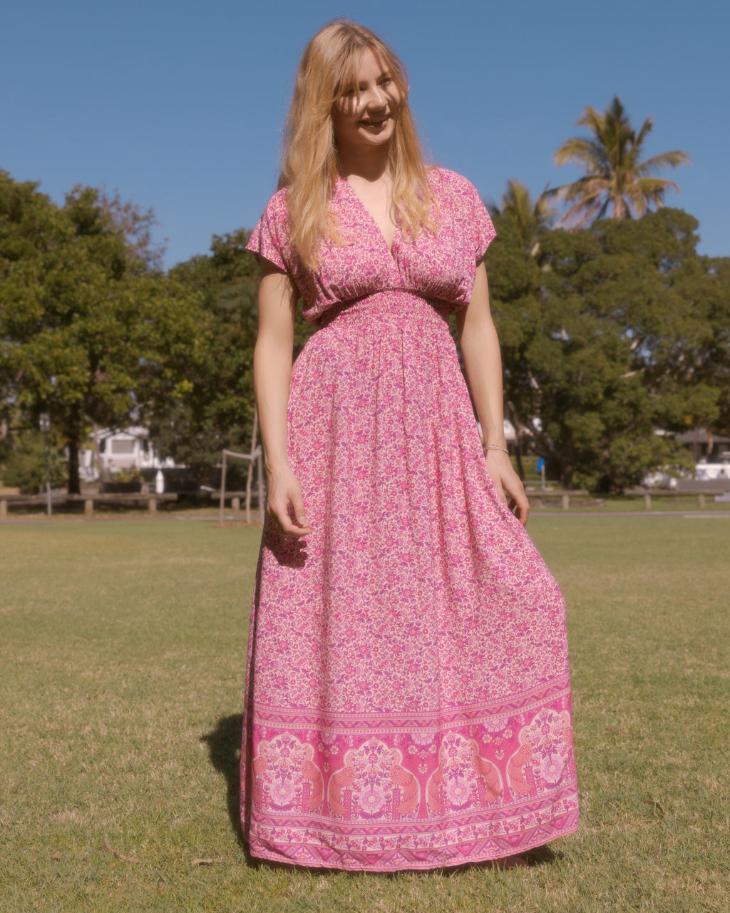 ZEN MAXI DRESS SWEET PEA