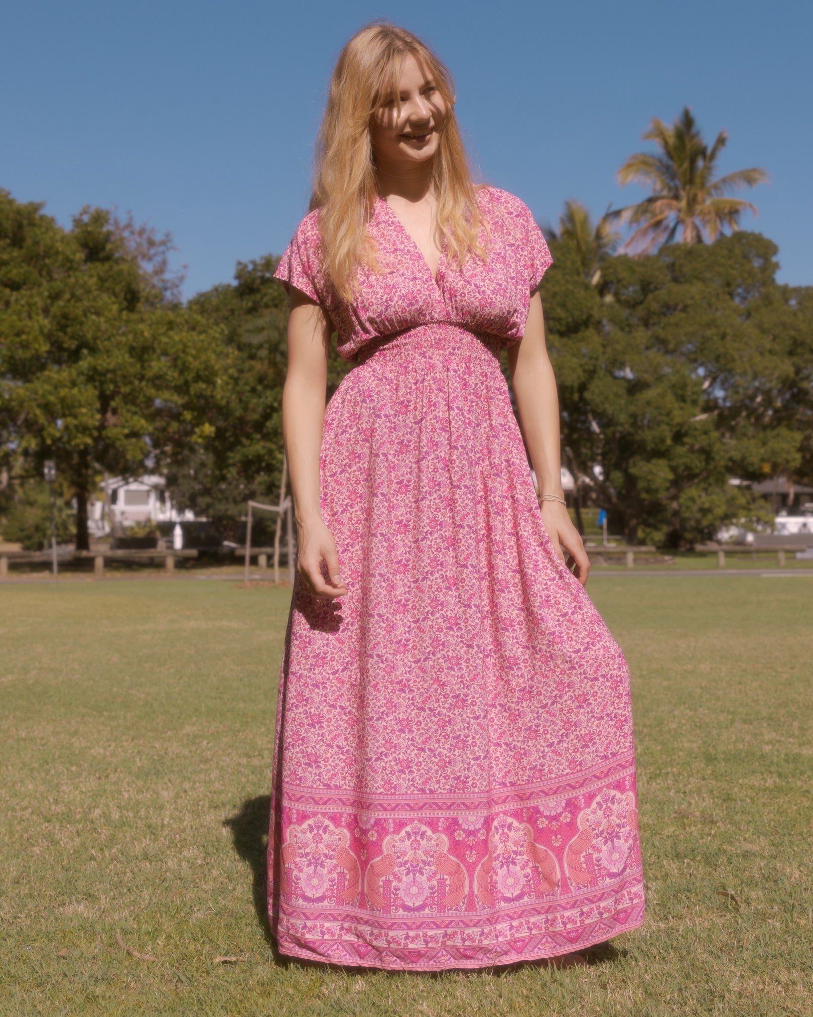 ZEN MAXI DRESS SWEET PEA