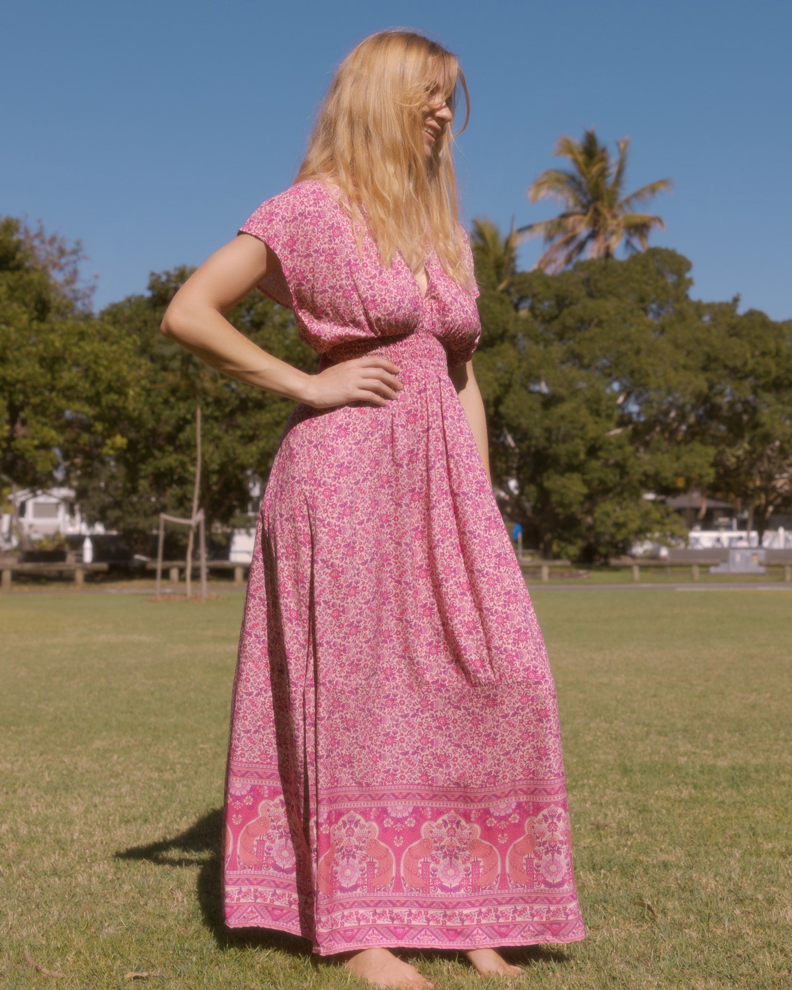 ZEN MAXI DRESS SWEET PEA
