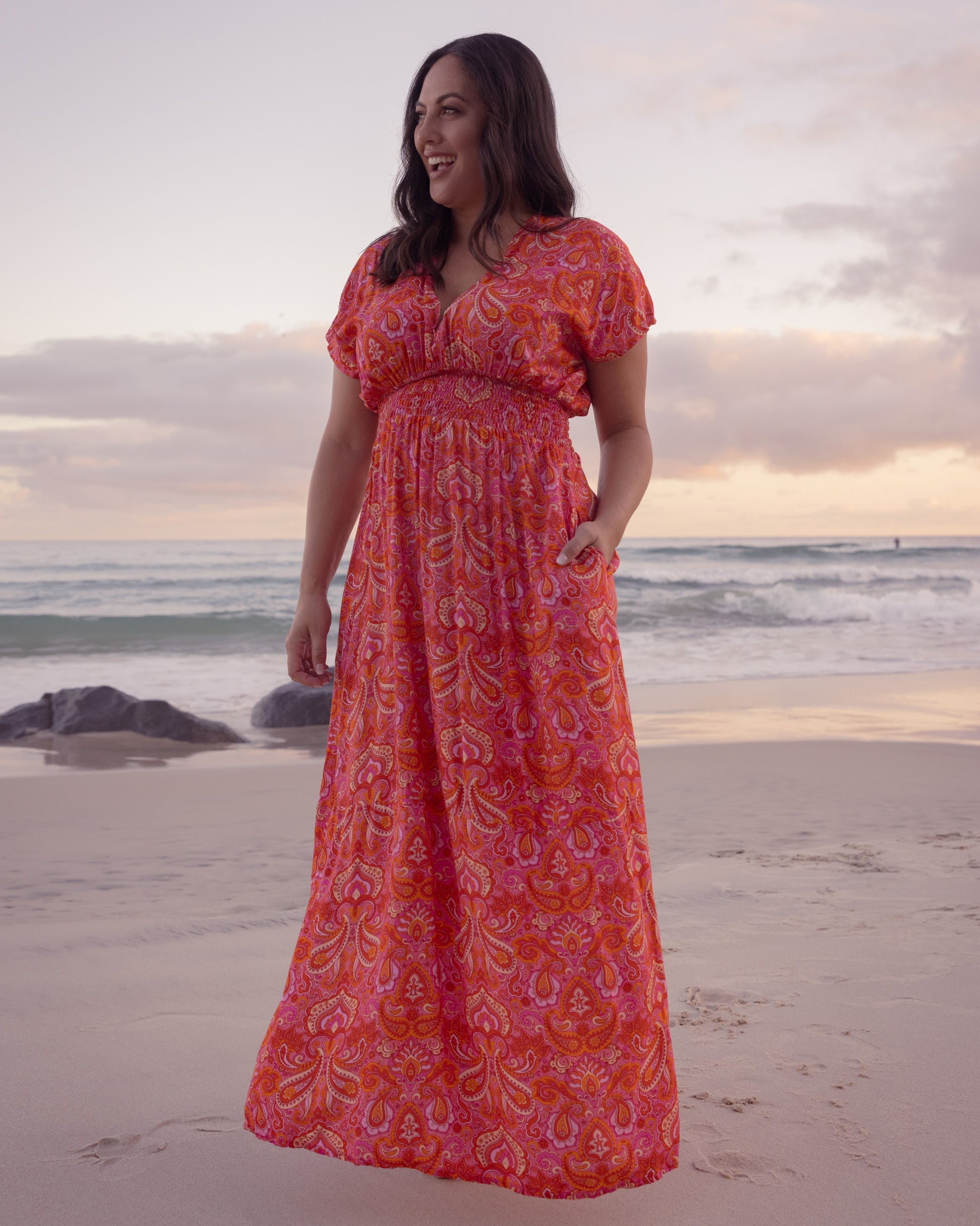 ZEN MAXI DRESS RISING SUN