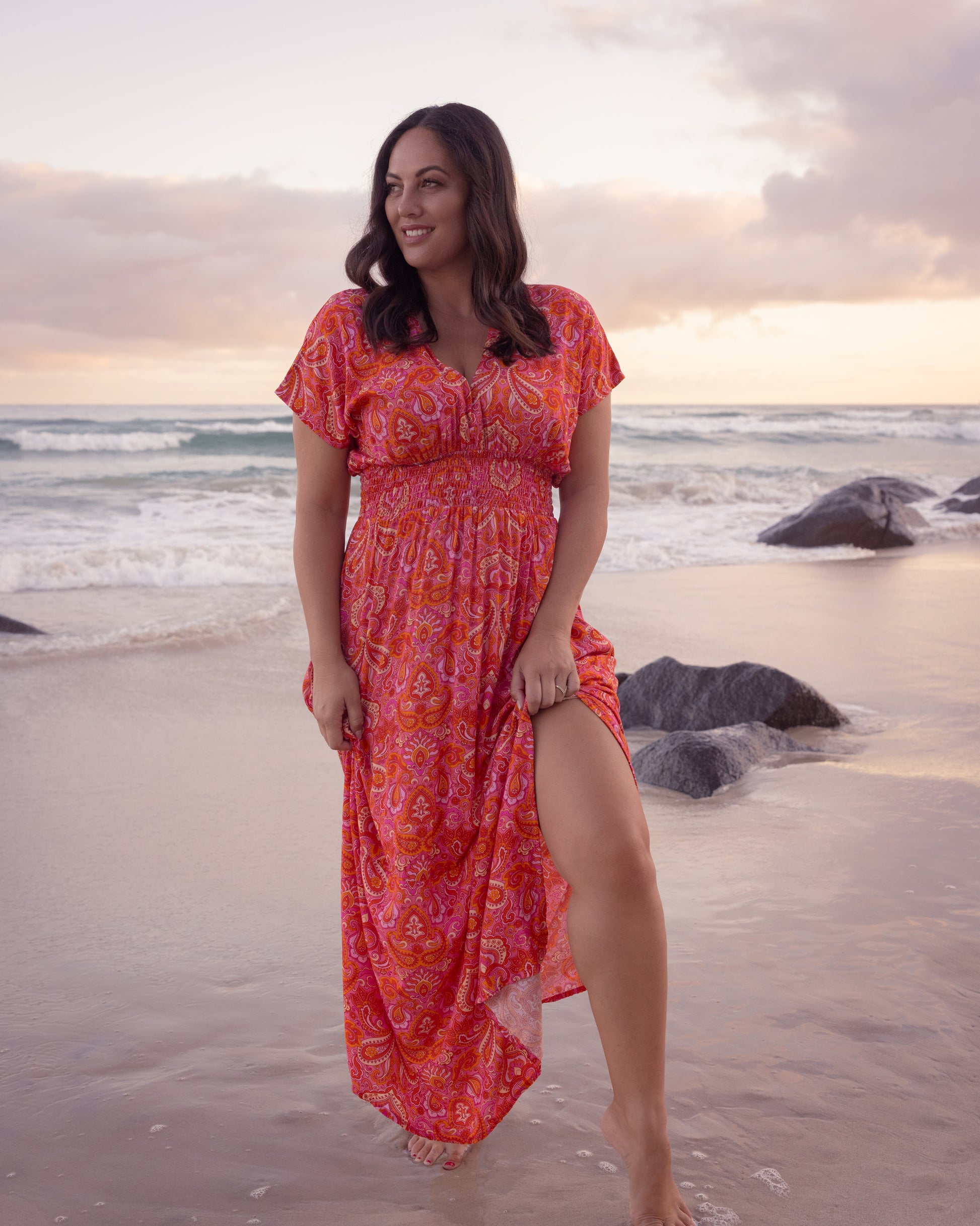 ZEN MAXI DRESS RISING SUN