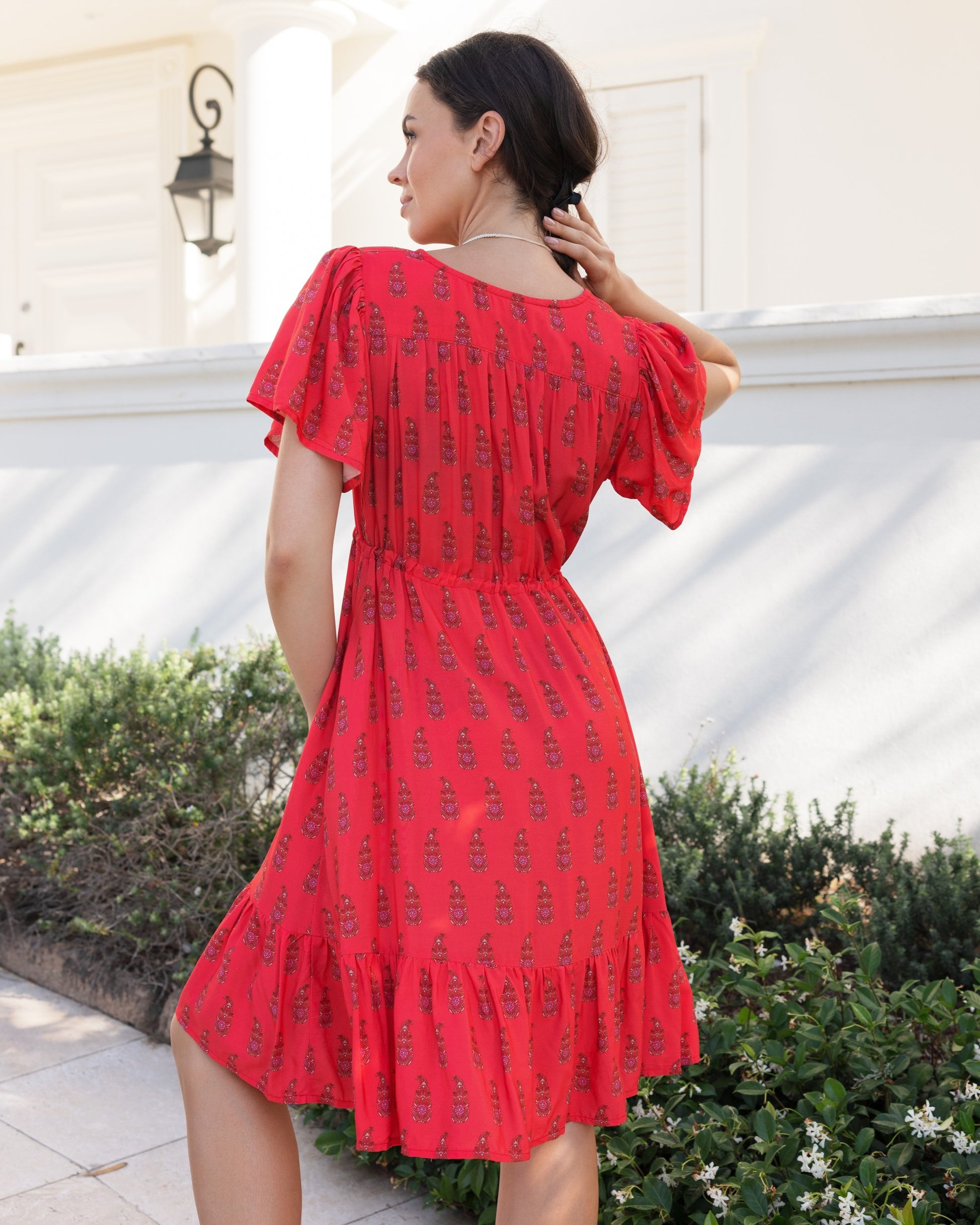 FRIEDA MINI DRESS WATERMELON SUGAR