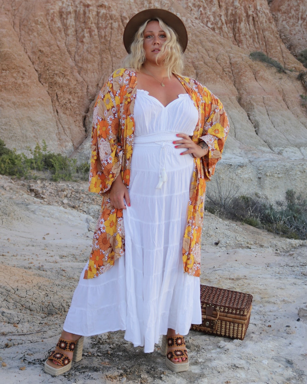 KELLY KIMONO MARIGOLD