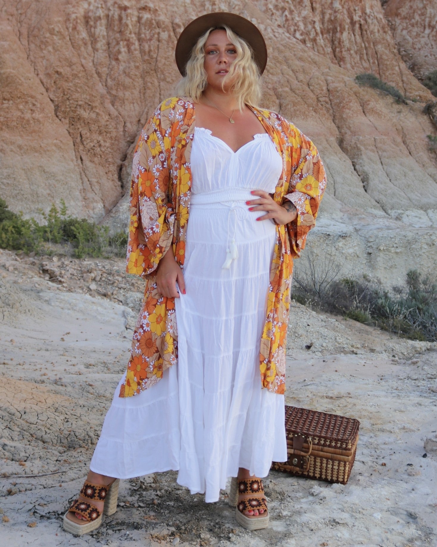 KELLY KIMONO MARIGOLD