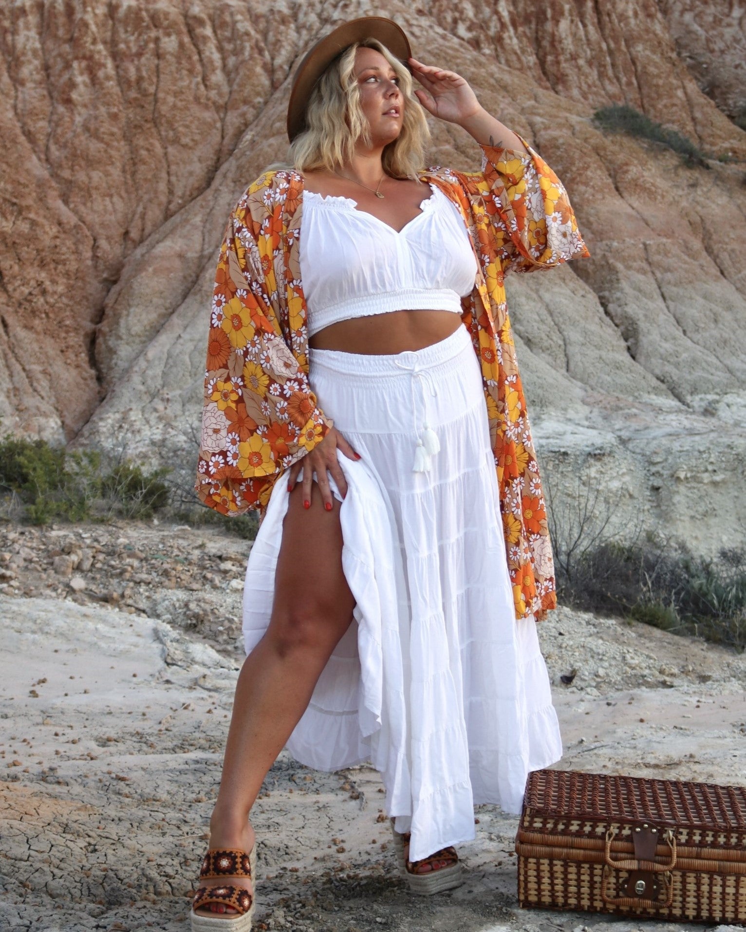 KELLY KIMONO MARIGOLD