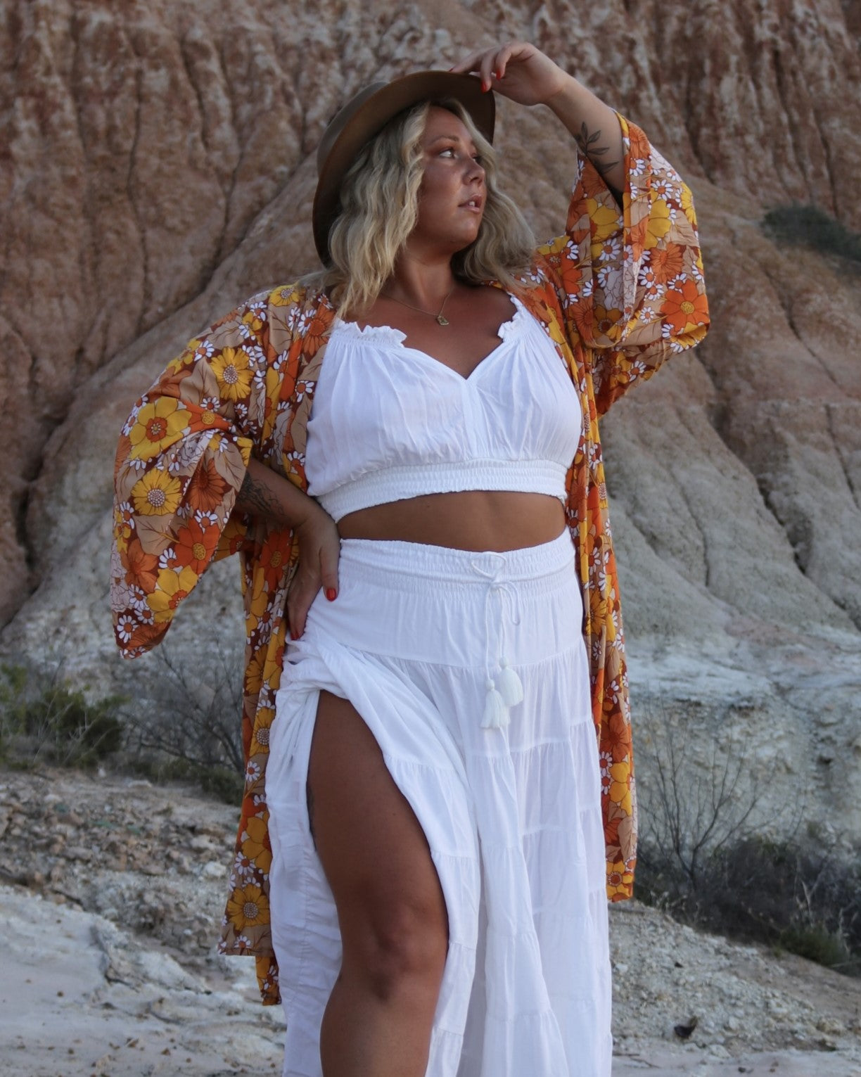 KELLY KIMONO MARIGOLD