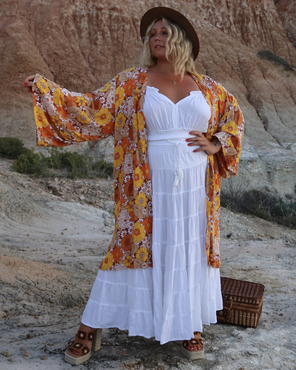 KELLY KIMONO MARIGOLD