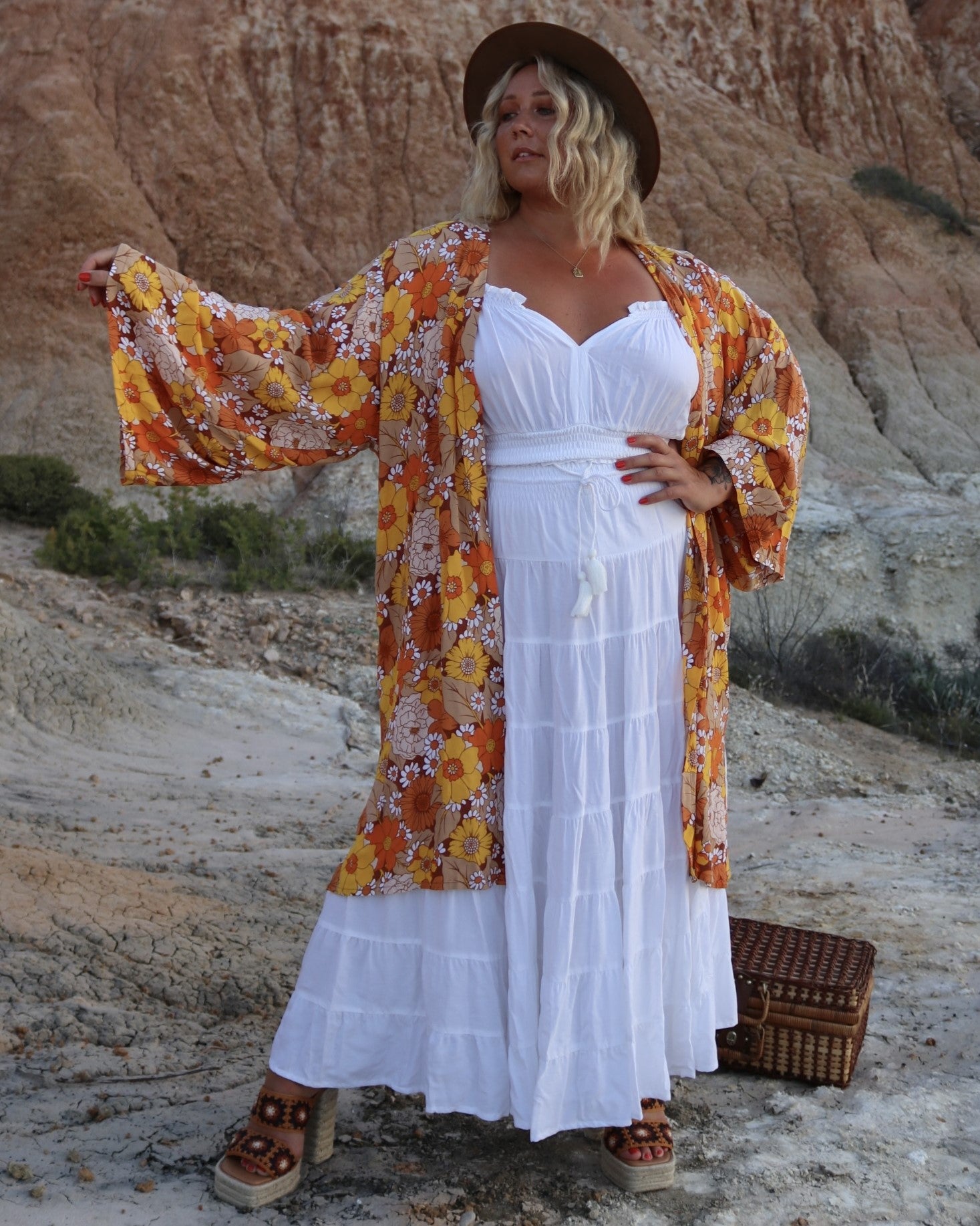 KELLY KIMONO MARIGOLD