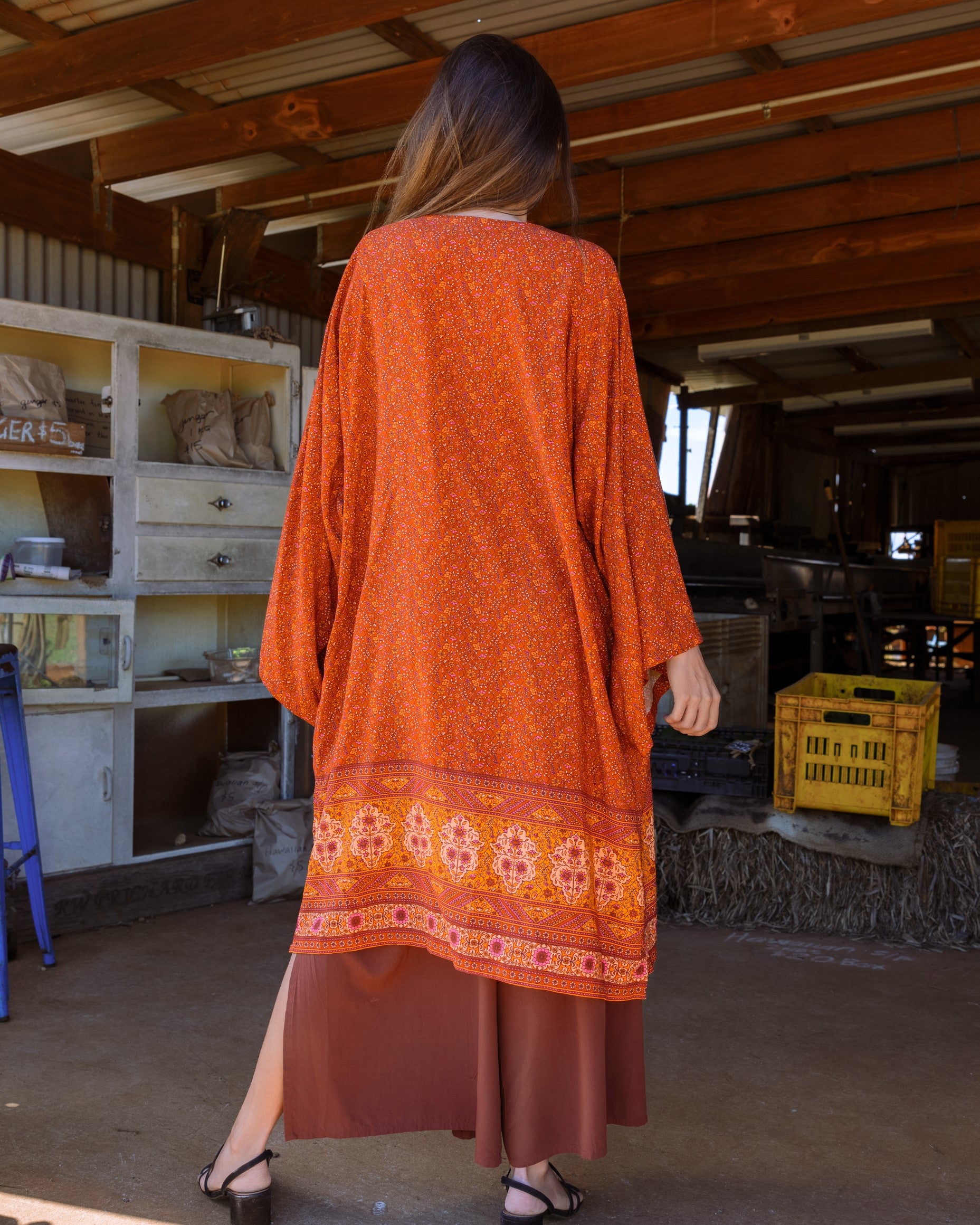 KELLY KIMONO PUMPKIN SPICE