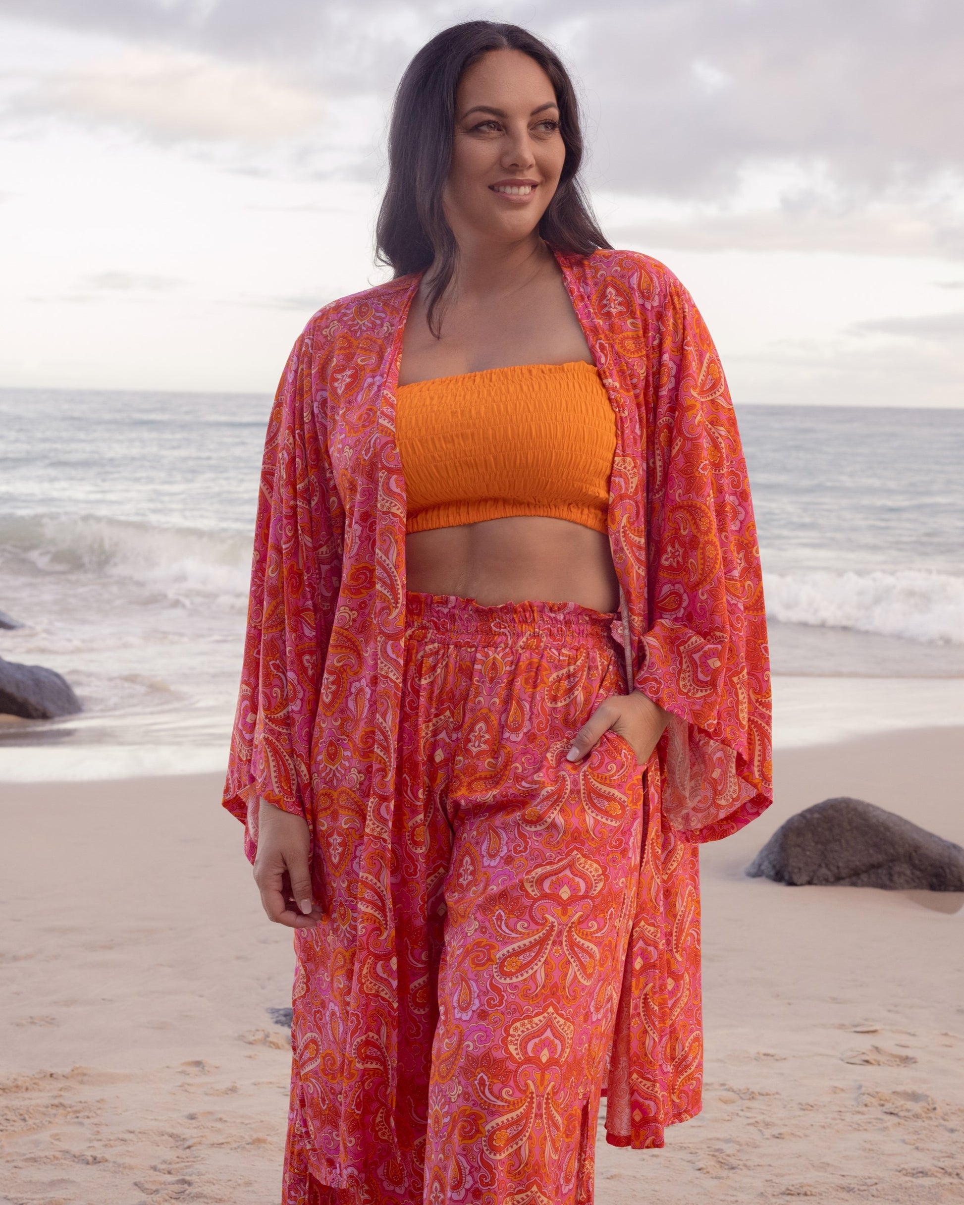 KELLY KIMONO RISING SUN