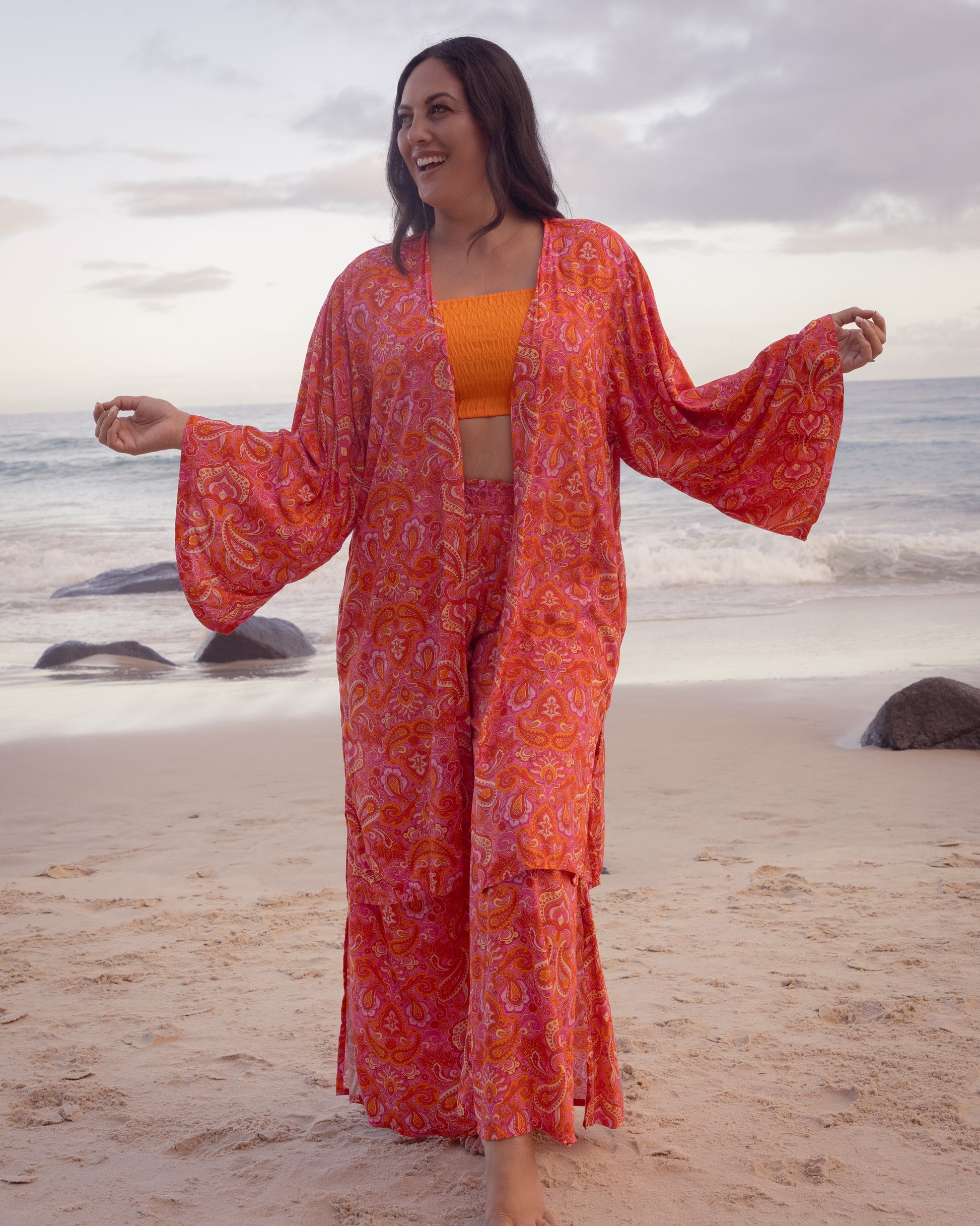 KELLY KIMONO RISING SUN