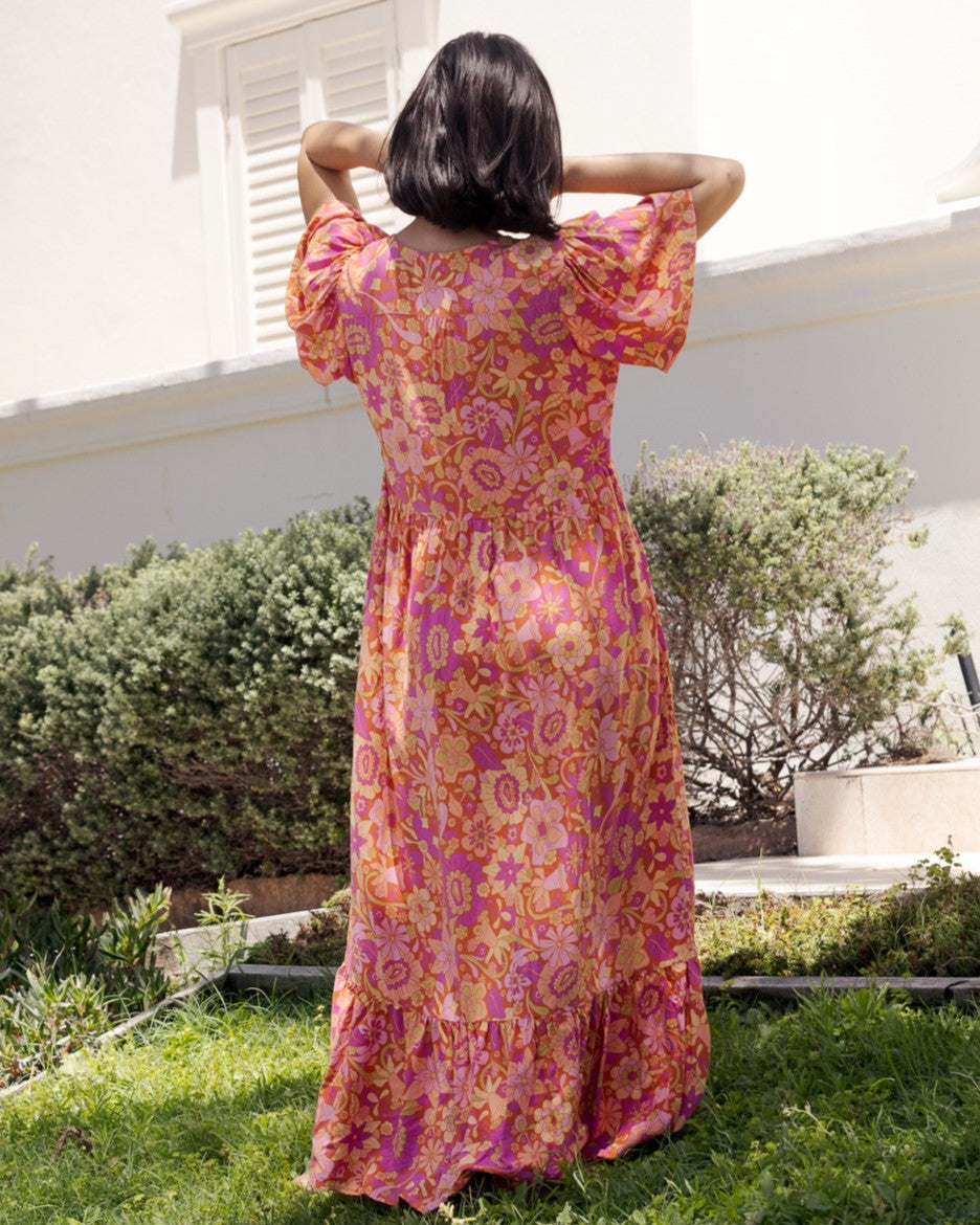 MAE MAXI DRESS SWEET PEACH