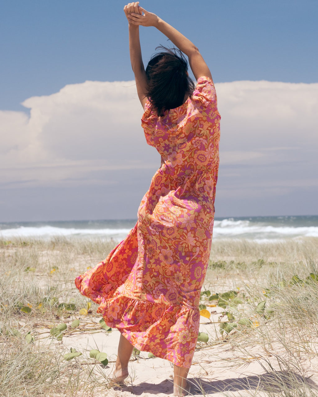 MAE MAXI DRESS SWEET PEACH