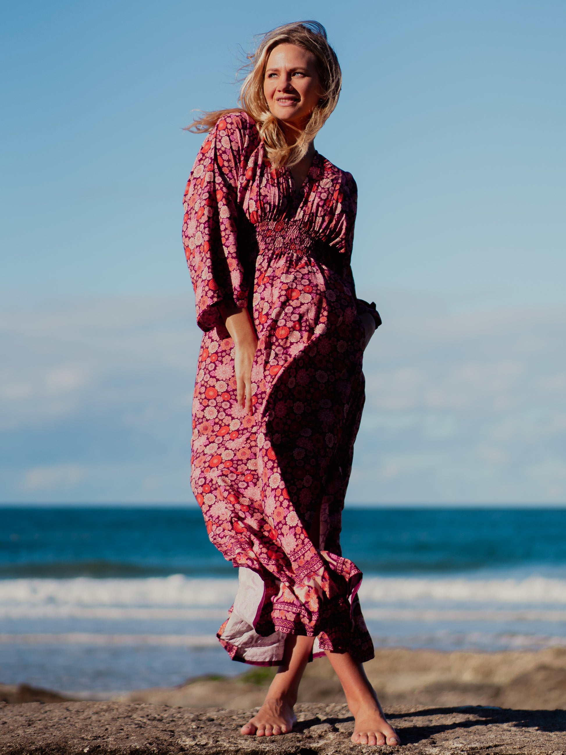 ARIEL MAXI DRESS MALBEC